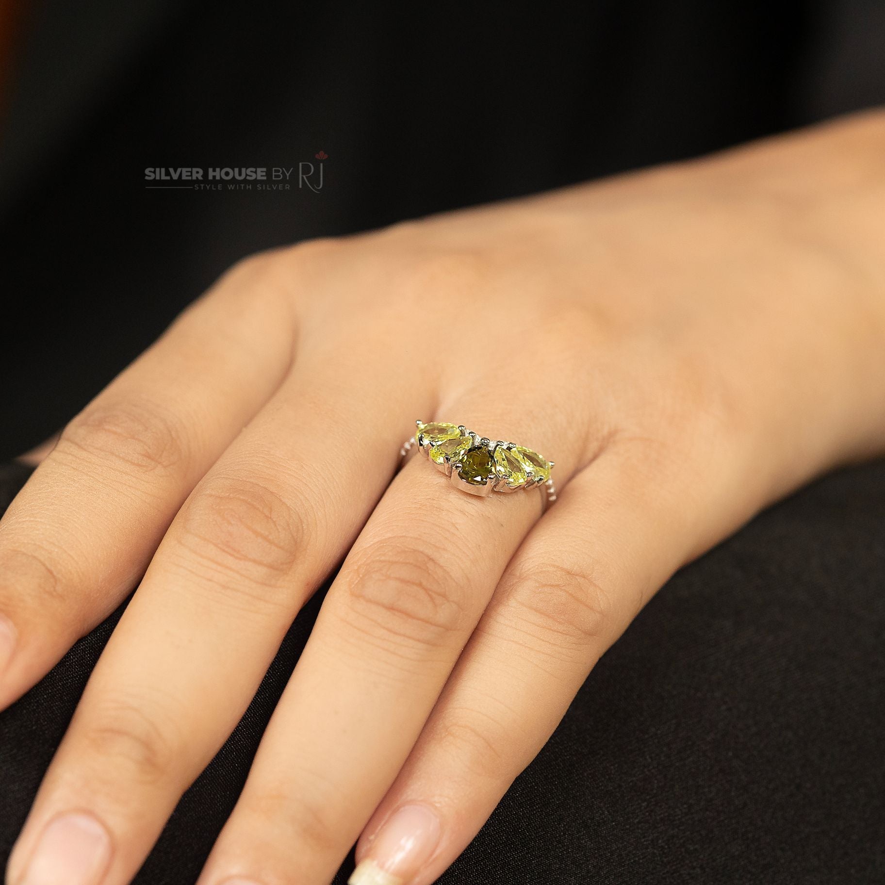 Italian Ring with Stones silverhousebyrj