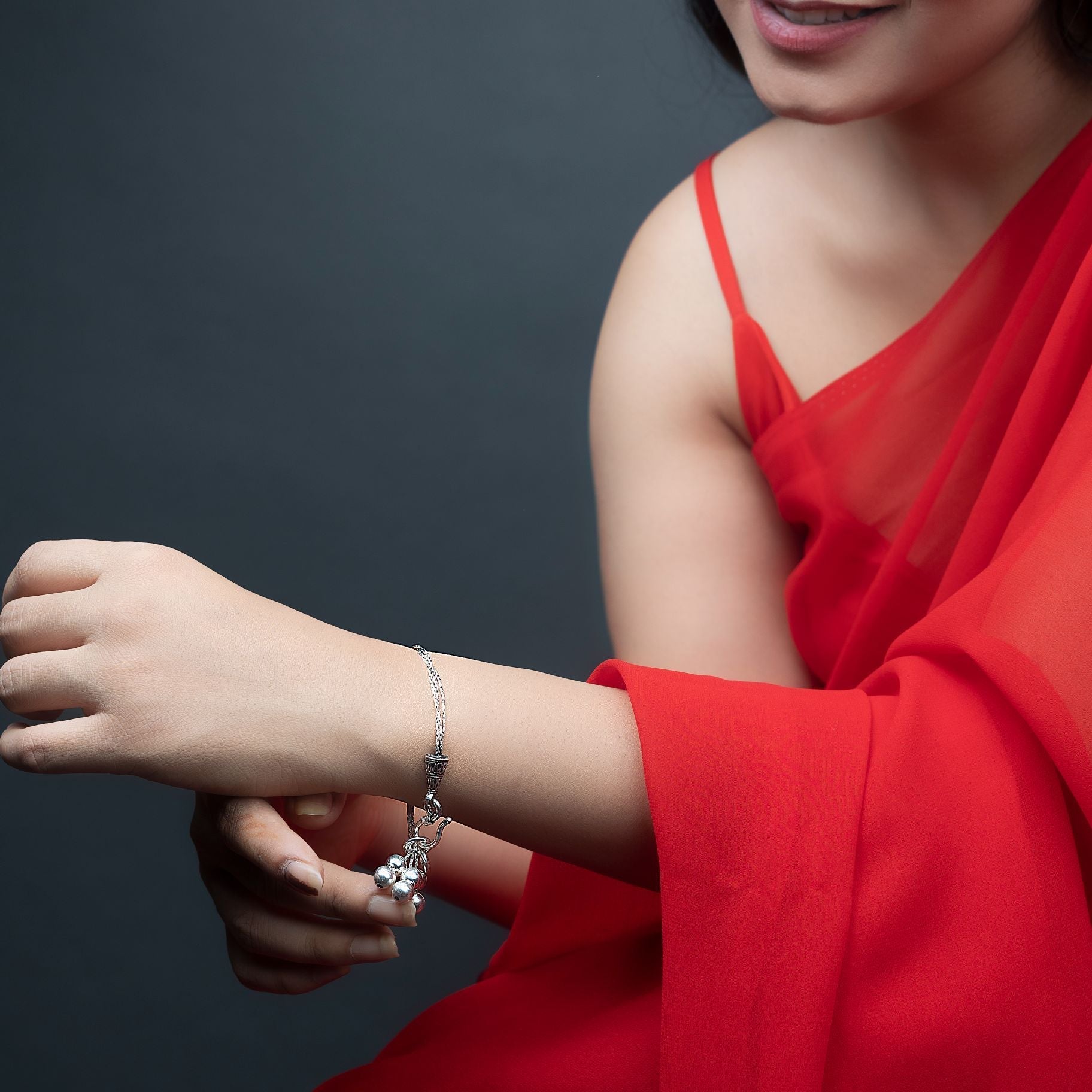 Layered bracelet with Dropping Balls silverhousebyrj