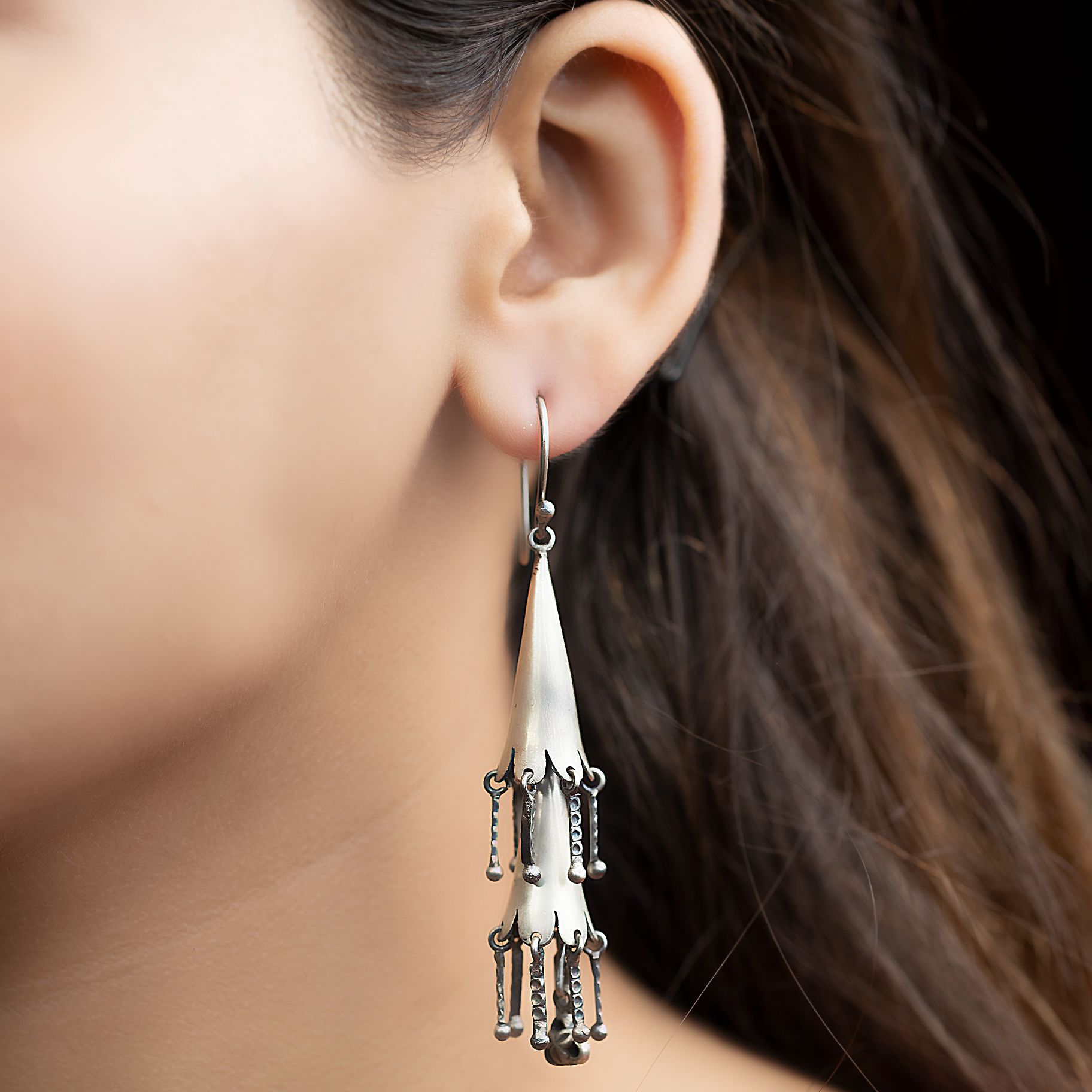 Lily Petal Swing Earrings silverhousebyrj