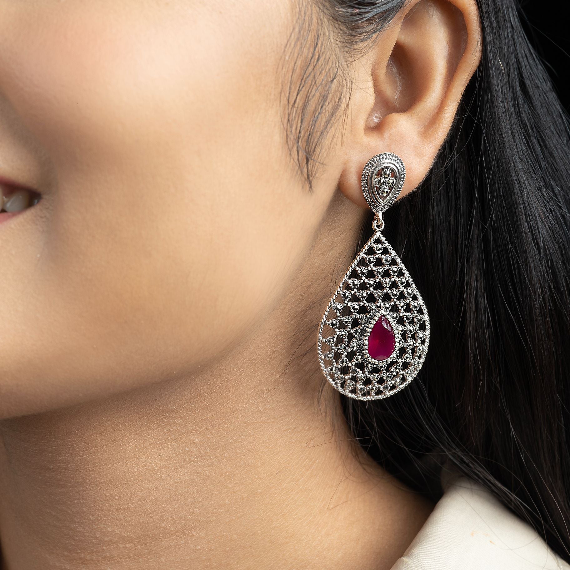 Magnificent Jali Petal Earring silverhousebyrj