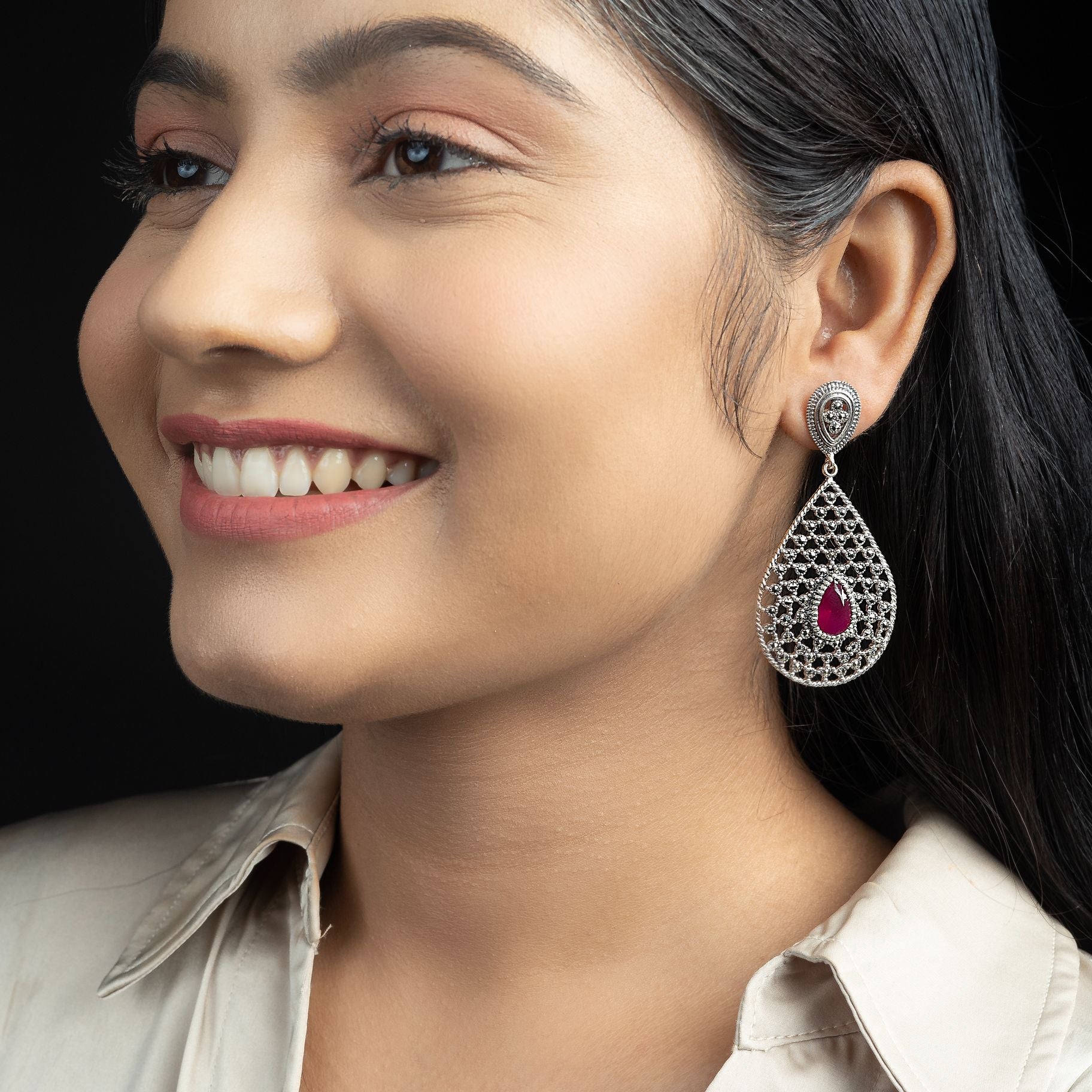 Magnificent Jali Petal Earring silverhousebyrj