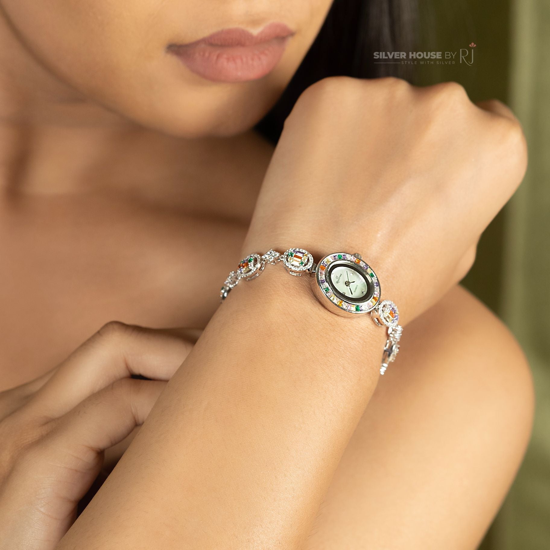 Majestic Vibgyor Italian Wrist Watch silverhousebyrj