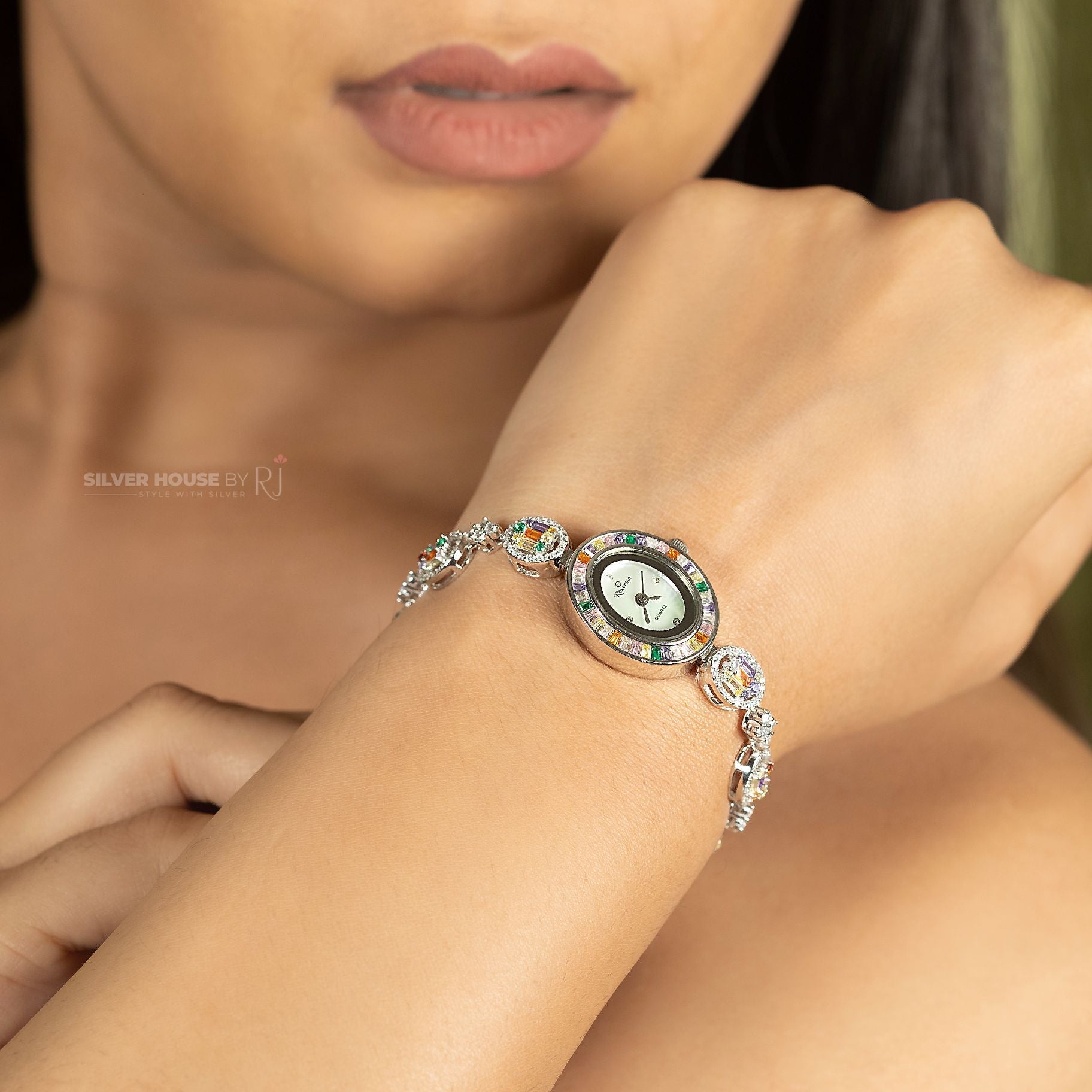 Majestic Vibgyor Italian Wrist Watch silverhousebyrj