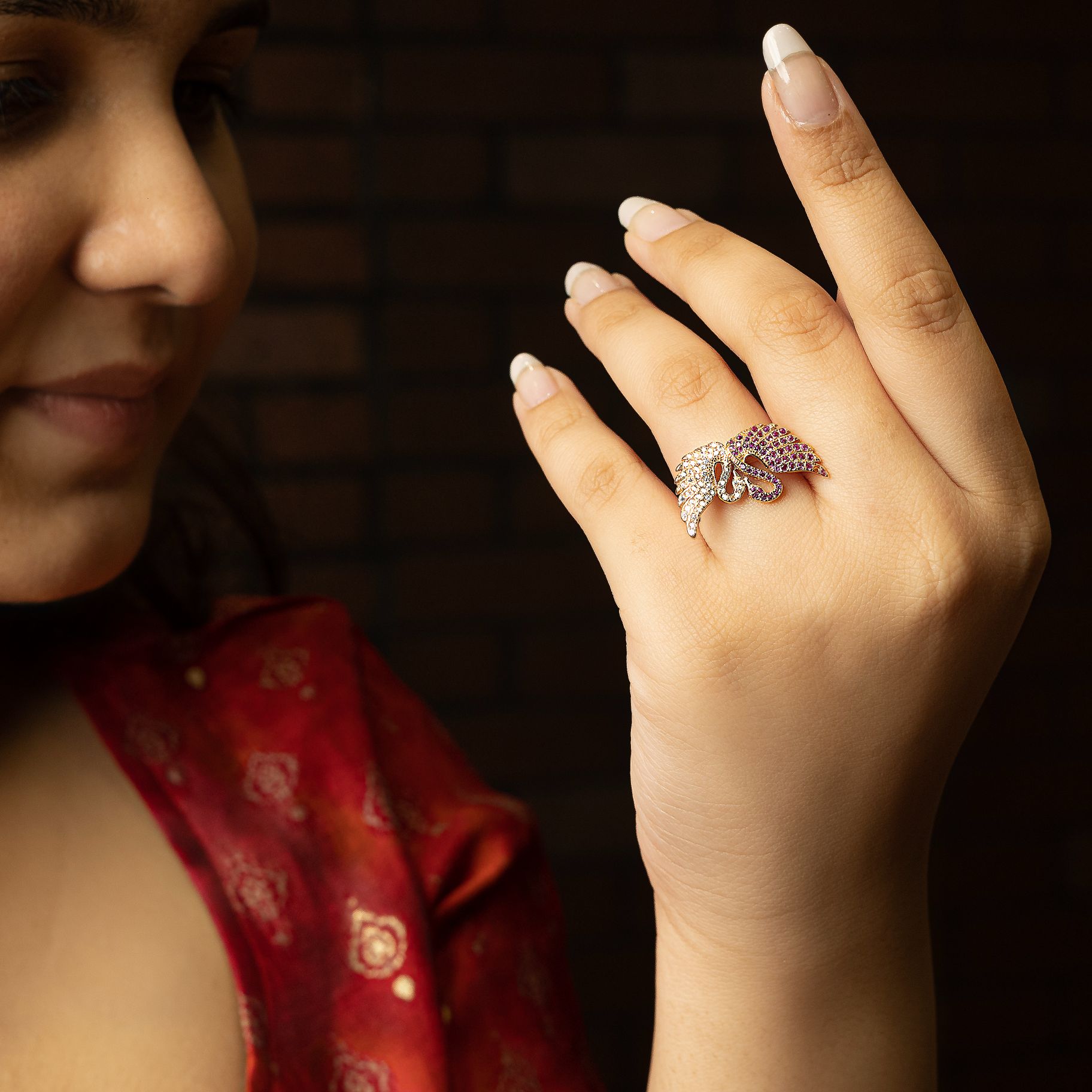 Mesmerising Birds Elegant Ring silverhousebyrj