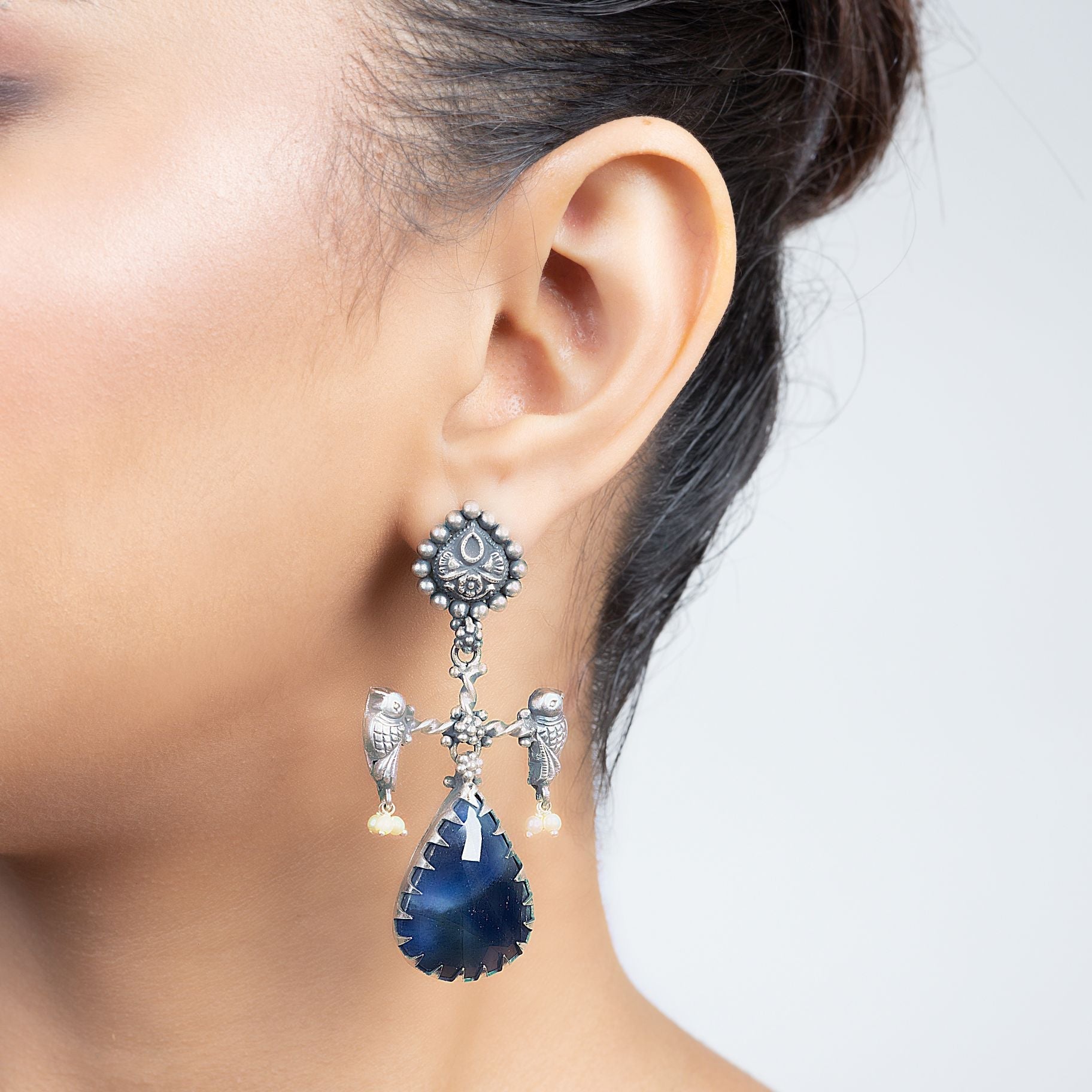 Parrot Chic Earrings silverhousebyrj