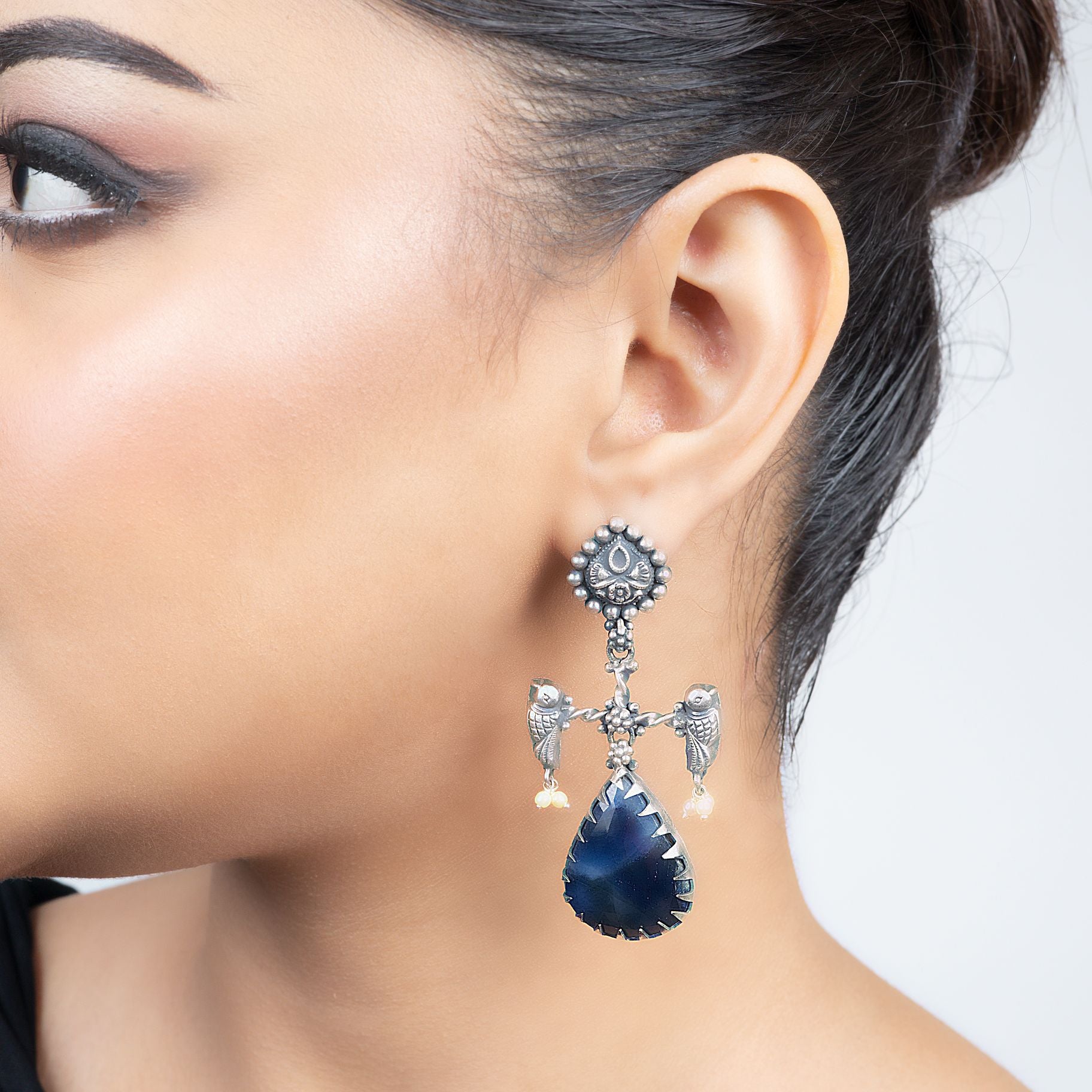 Parrot Chic Earrings silverhousebyrj