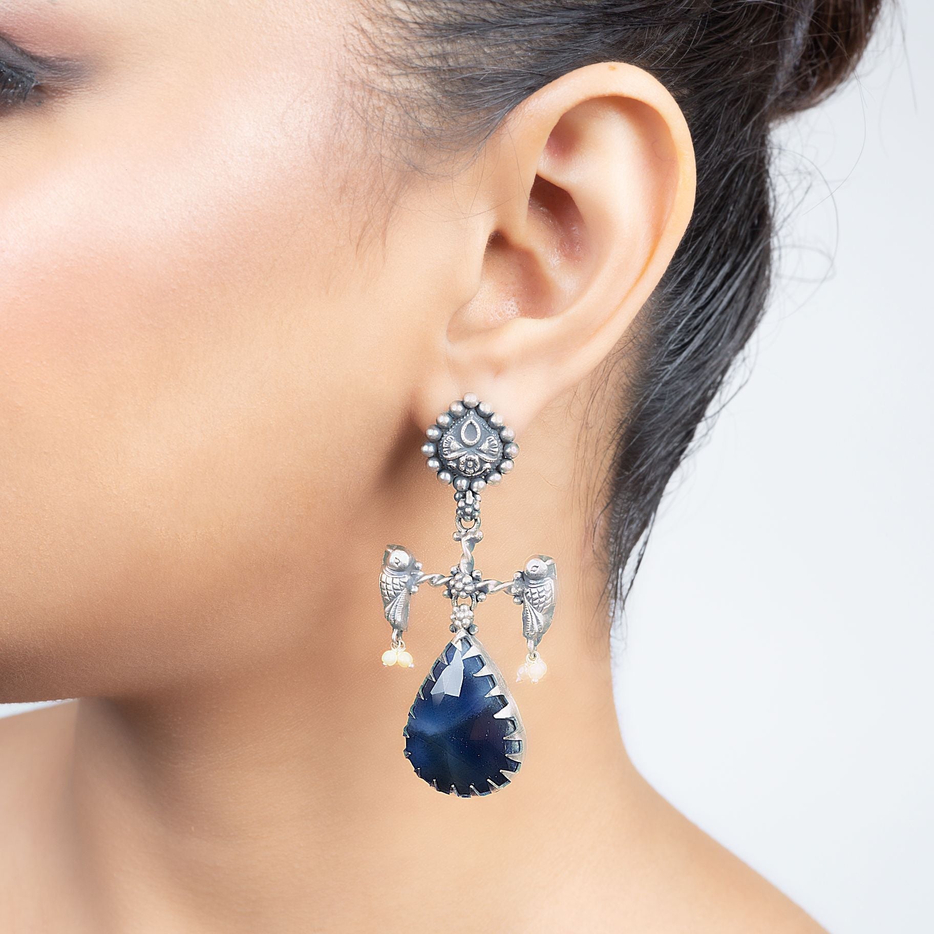 Parrot Chic Earrings silverhousebyrj