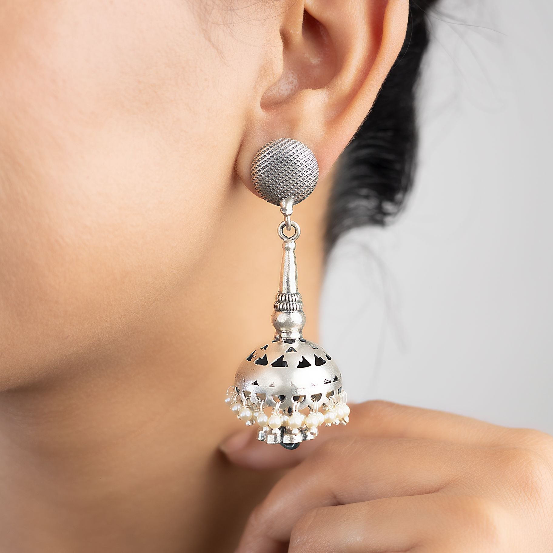 Pendulum Jhumka silverhousebyrj