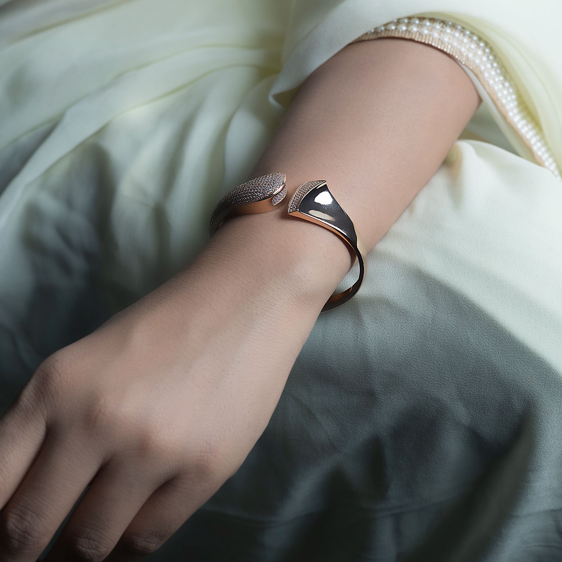 Radiant Serenity Bangle silverhousebyrj