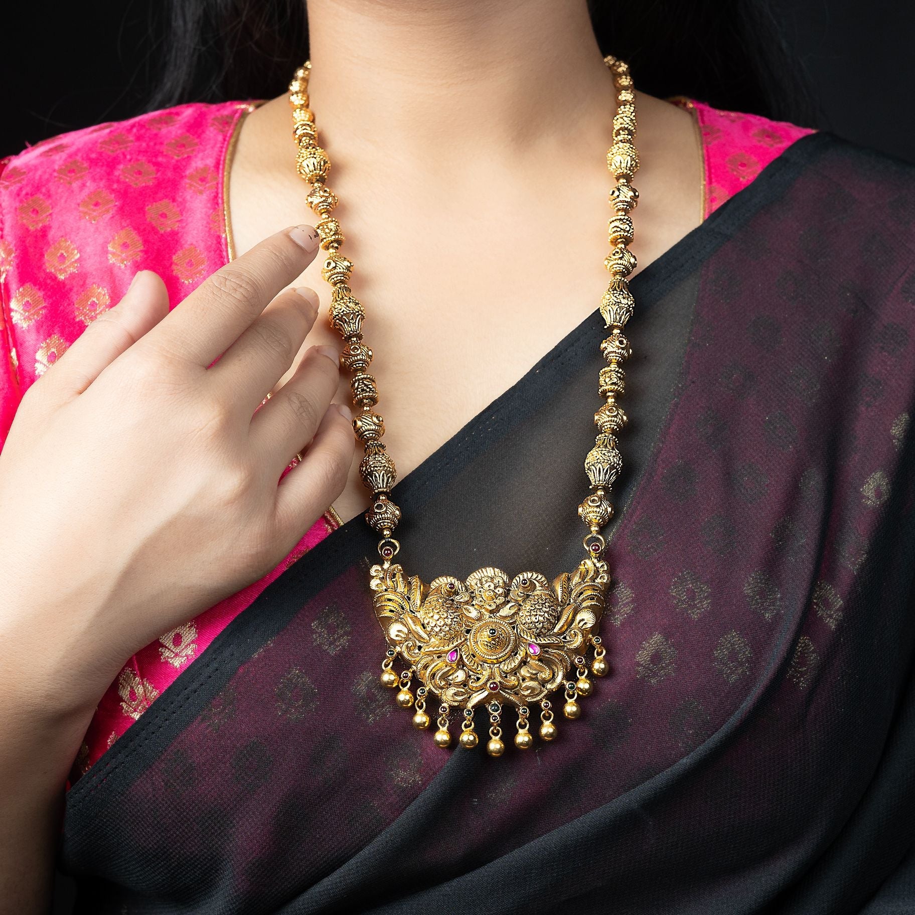 Rajwada Mayur Necklace silverhousebyrj
