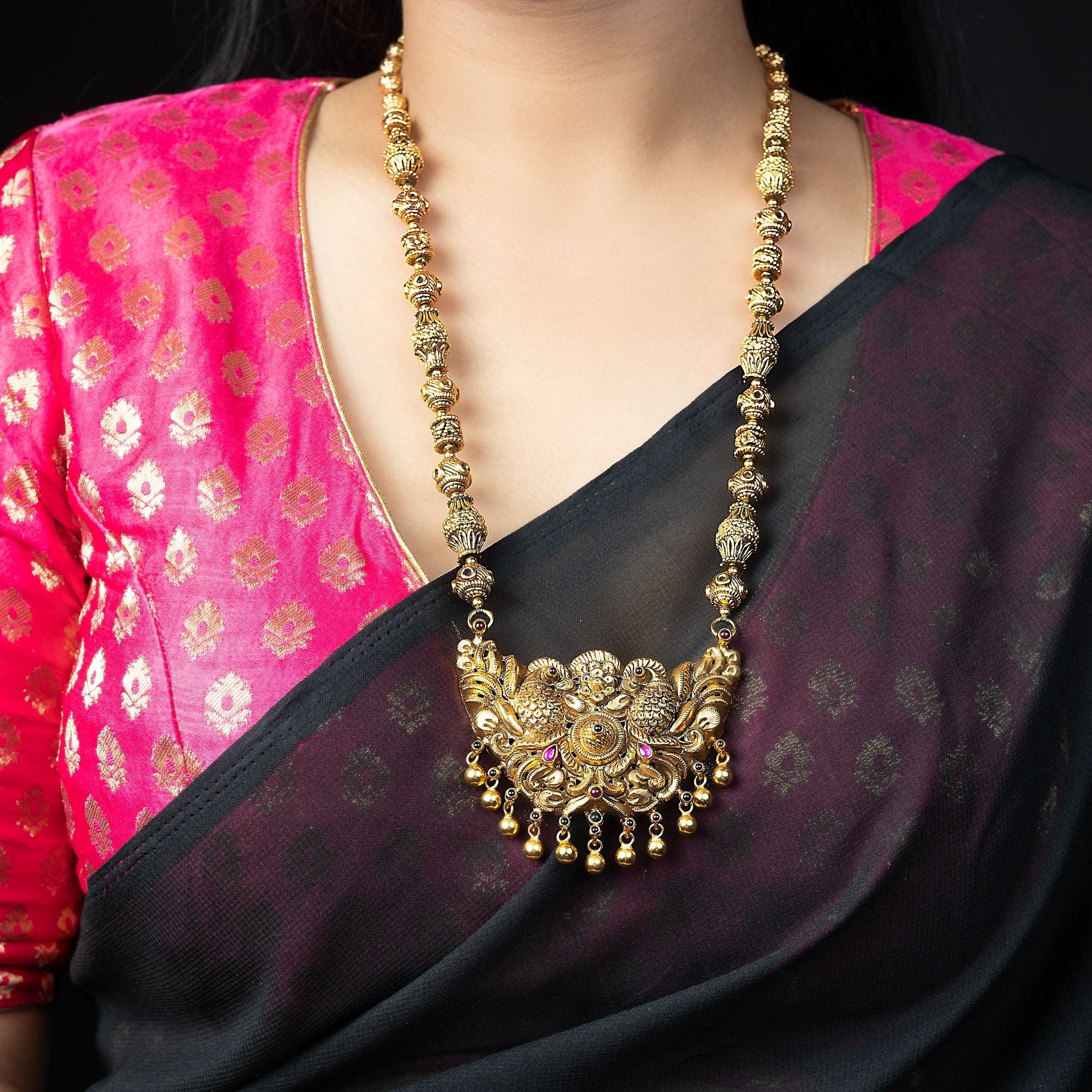 Rajwada Mayur Necklace silverhousebyrj