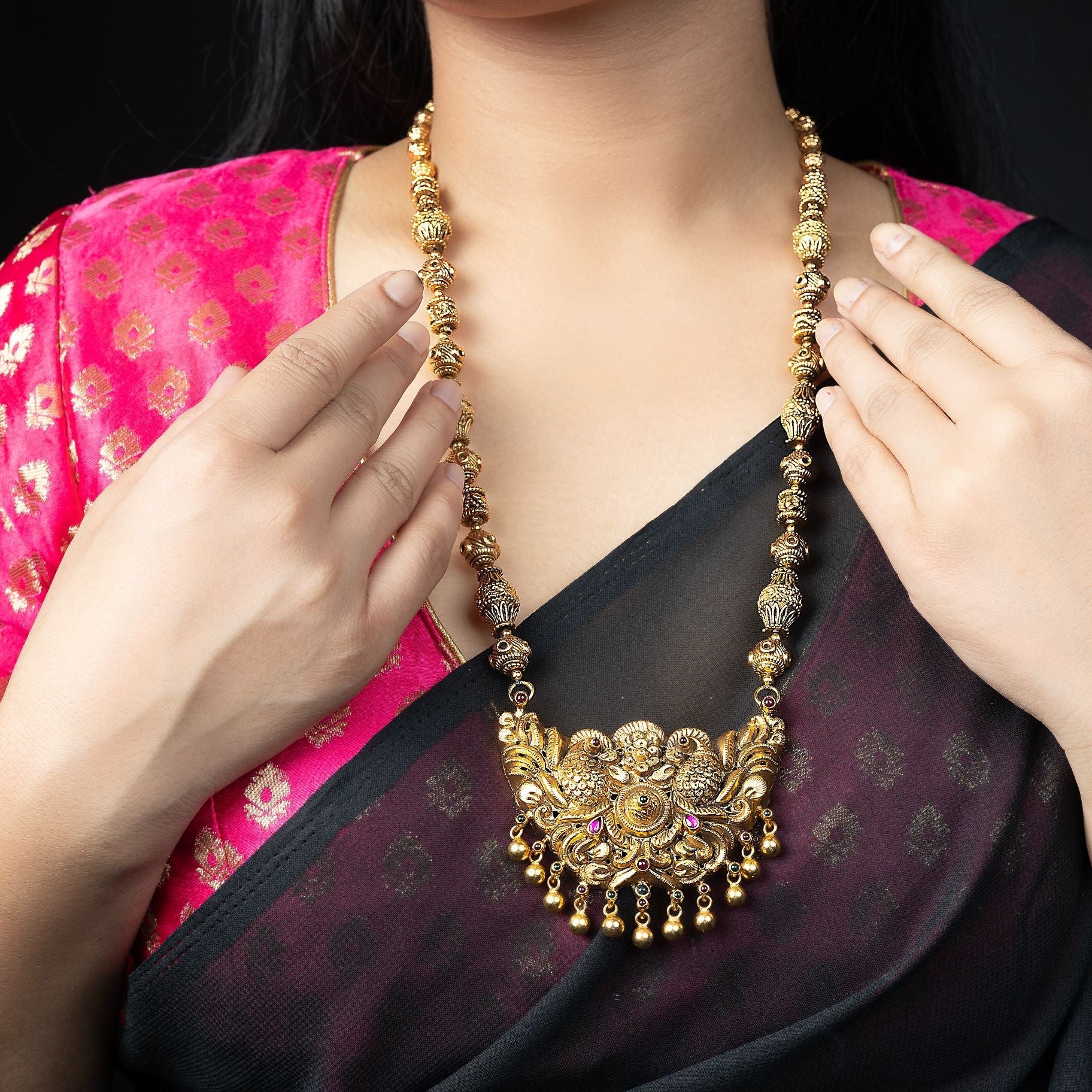Rajwada Mayur Necklace silverhousebyrj