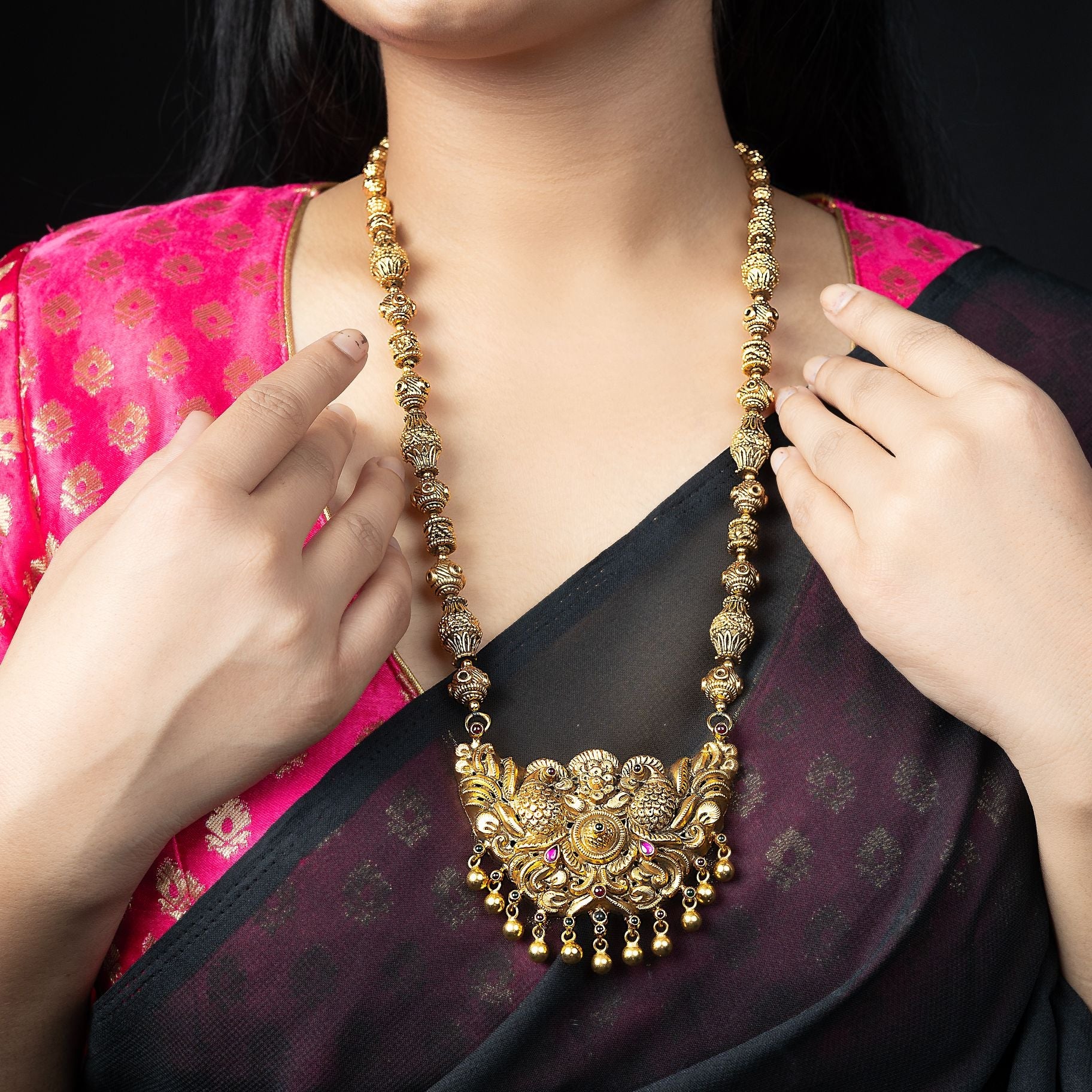 Rajwada Mayur Necklace silverhousebyrj