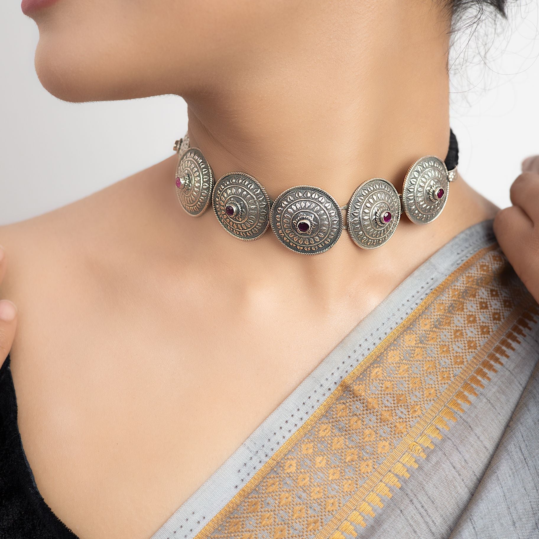 Saucer Shaped Choker silverhousebyrj