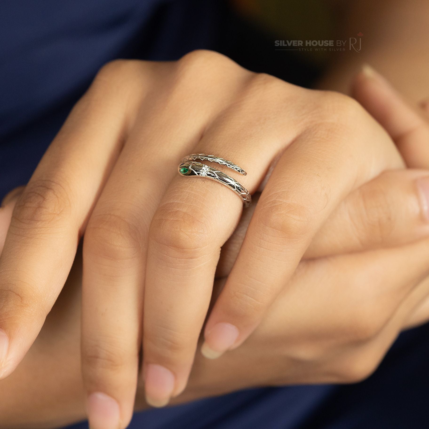Snake Italian Ring silverhousebyrj