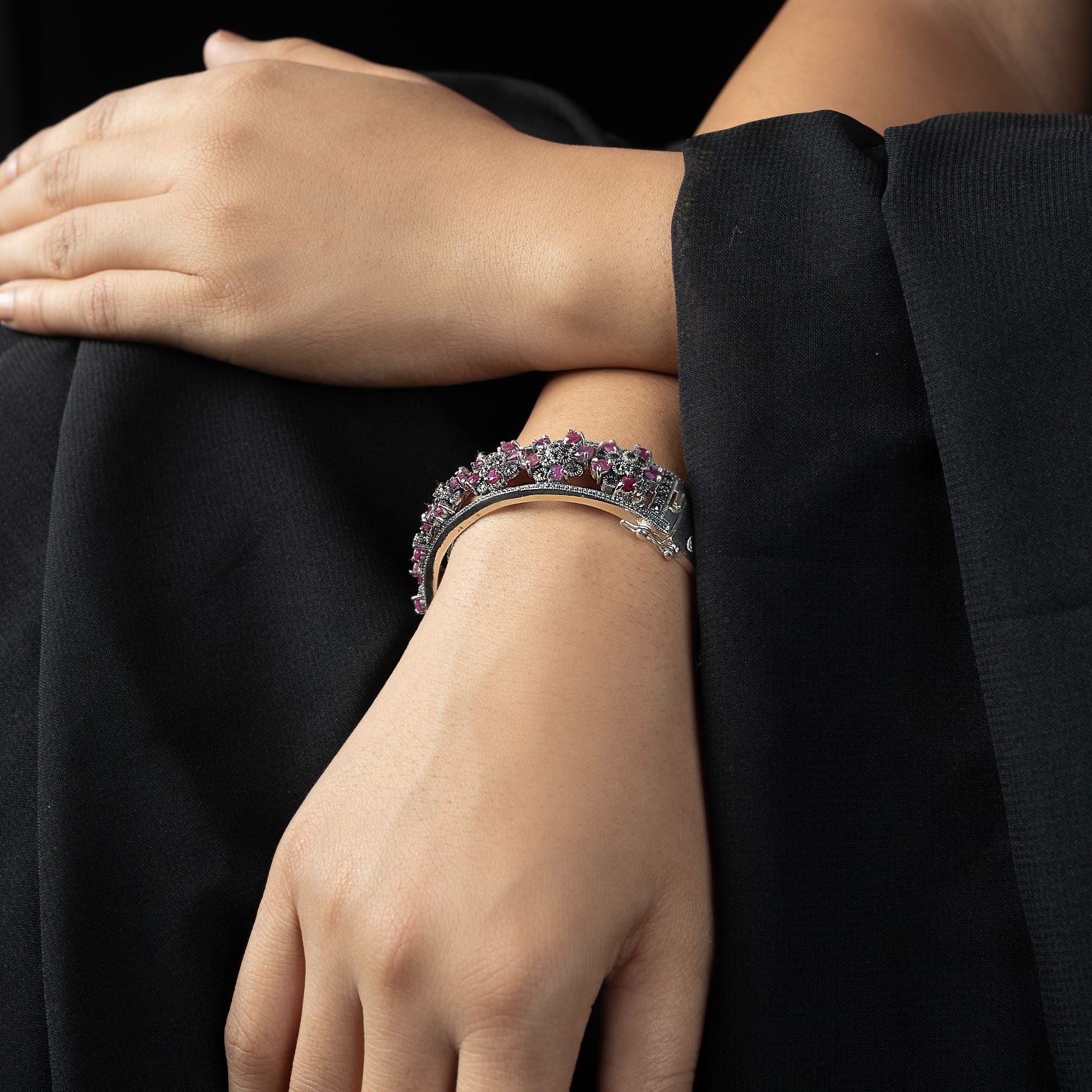 Stone Studded Stunning Kada silverhousebyrj