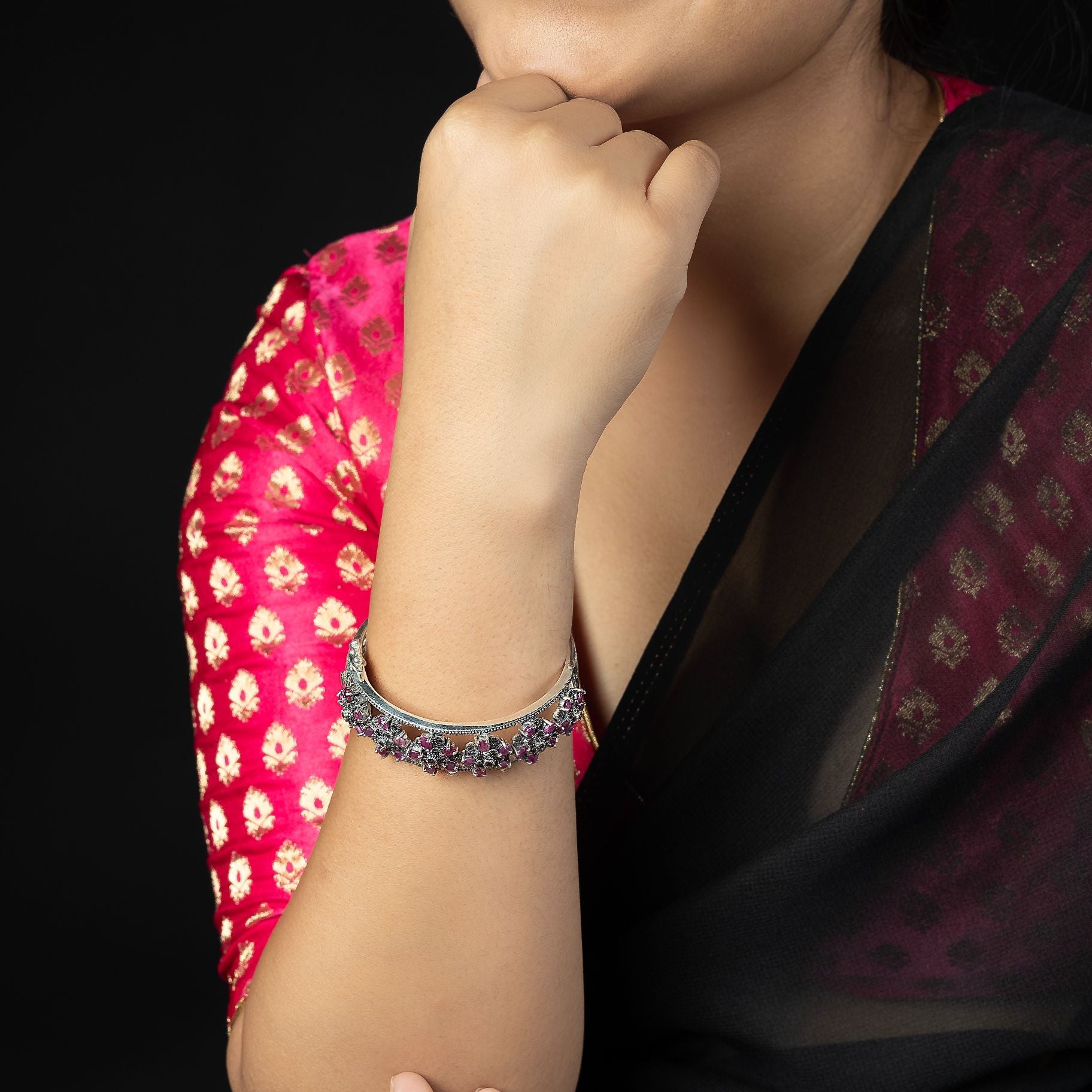 Stone Studded Stunning Kada silverhousebyrj