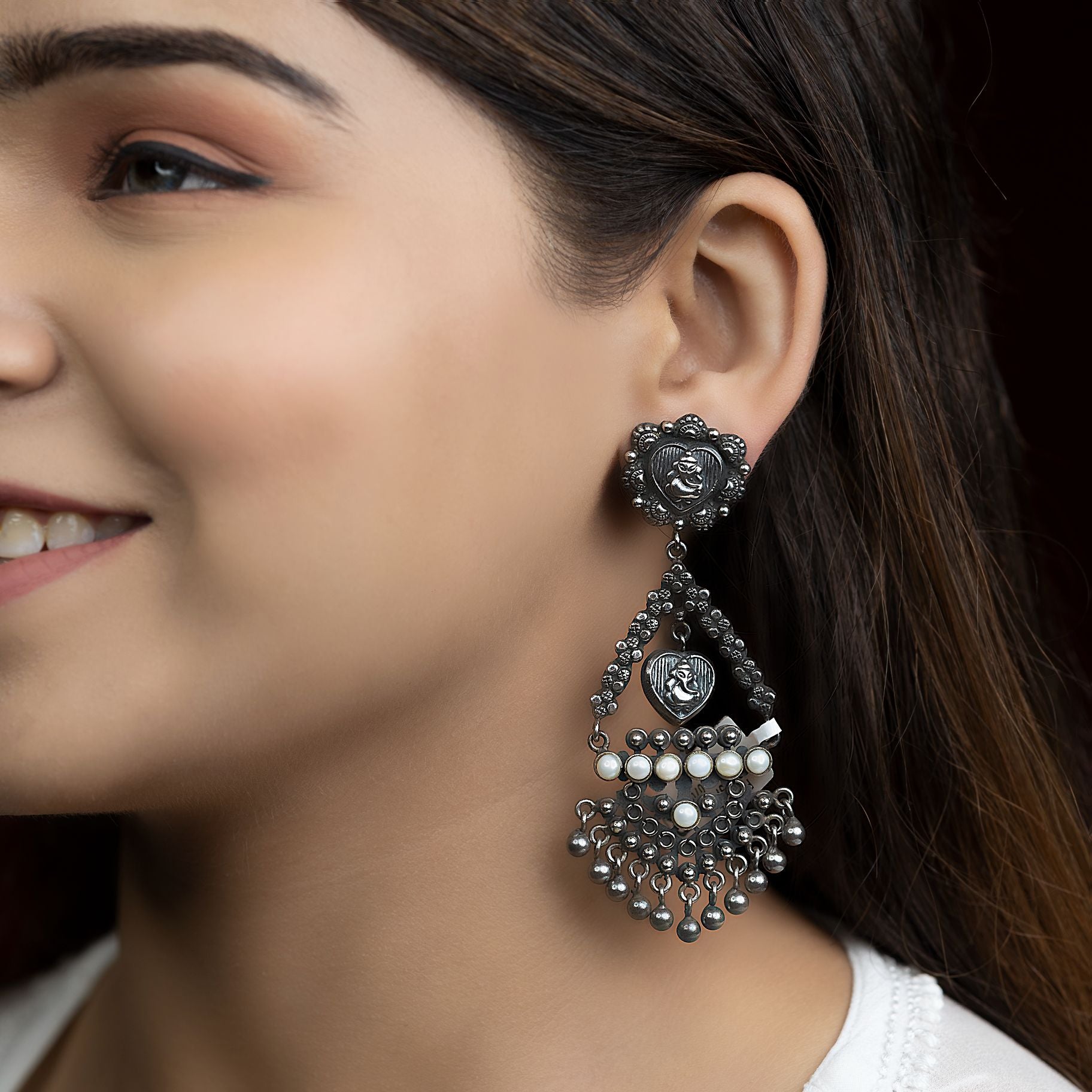 Symmetrical Antique Dangler Earrings silverhousebyrj