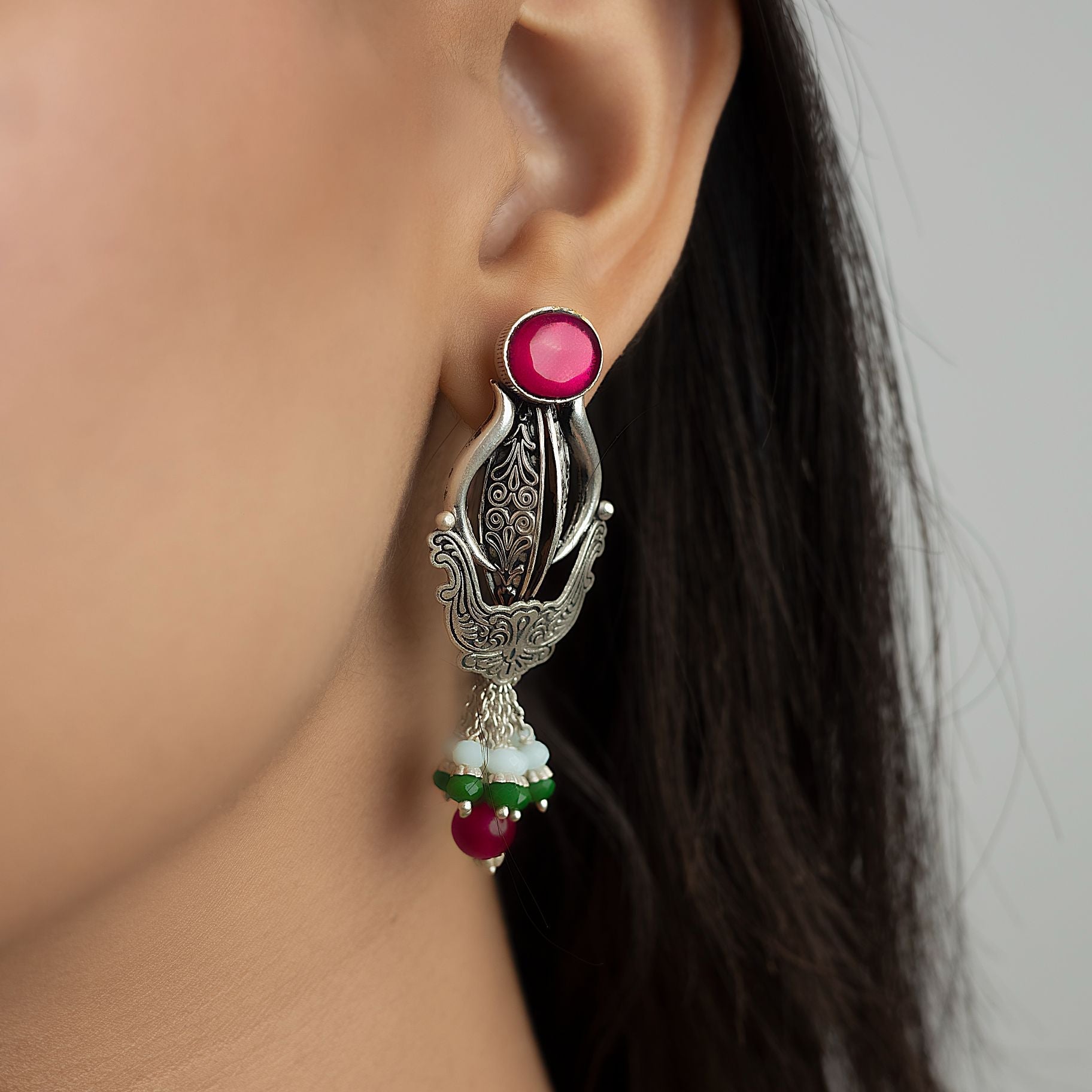 Tribal Descent Necklace Set silverhousebyrj