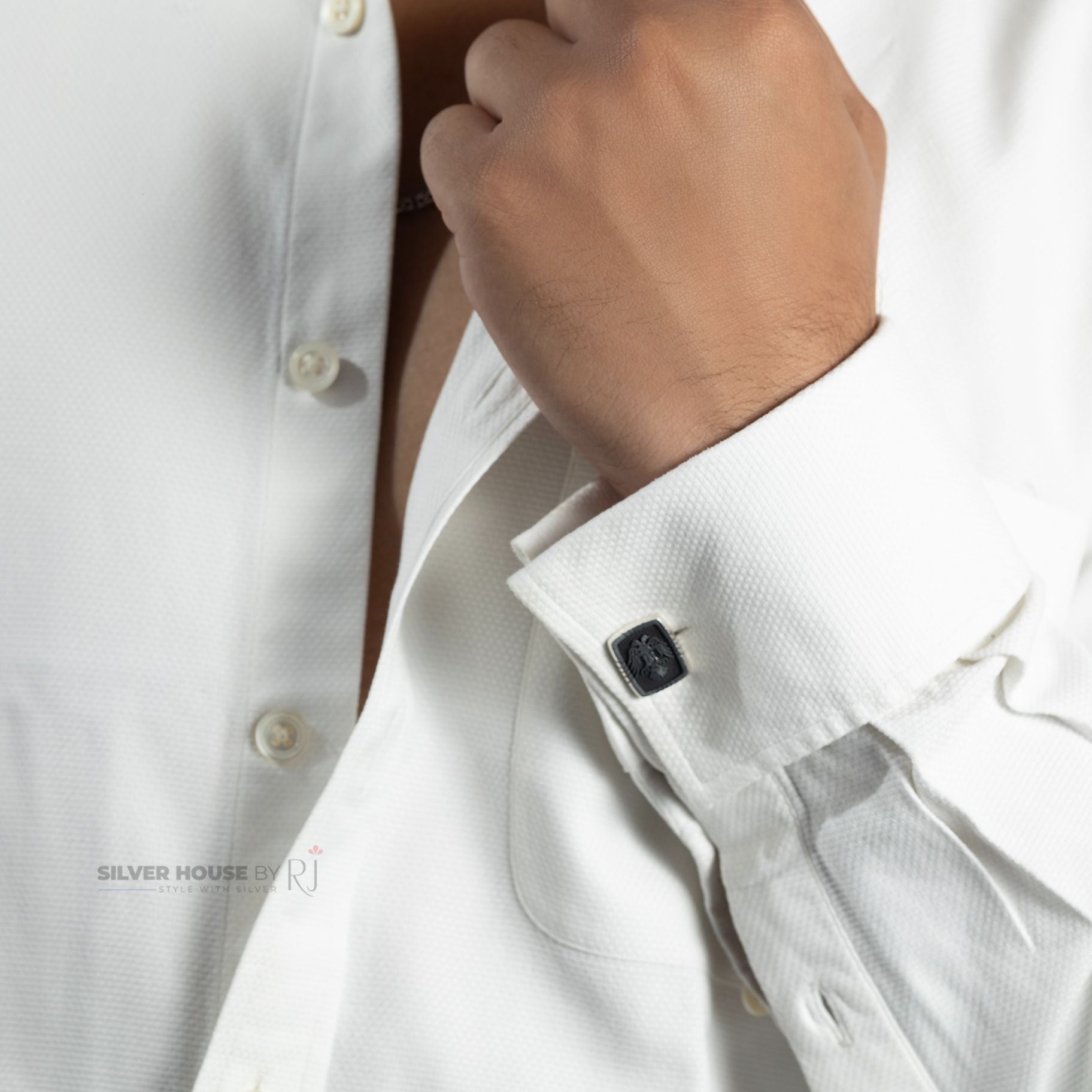 Two Head Eagle Cufflinks silverhousebyrj