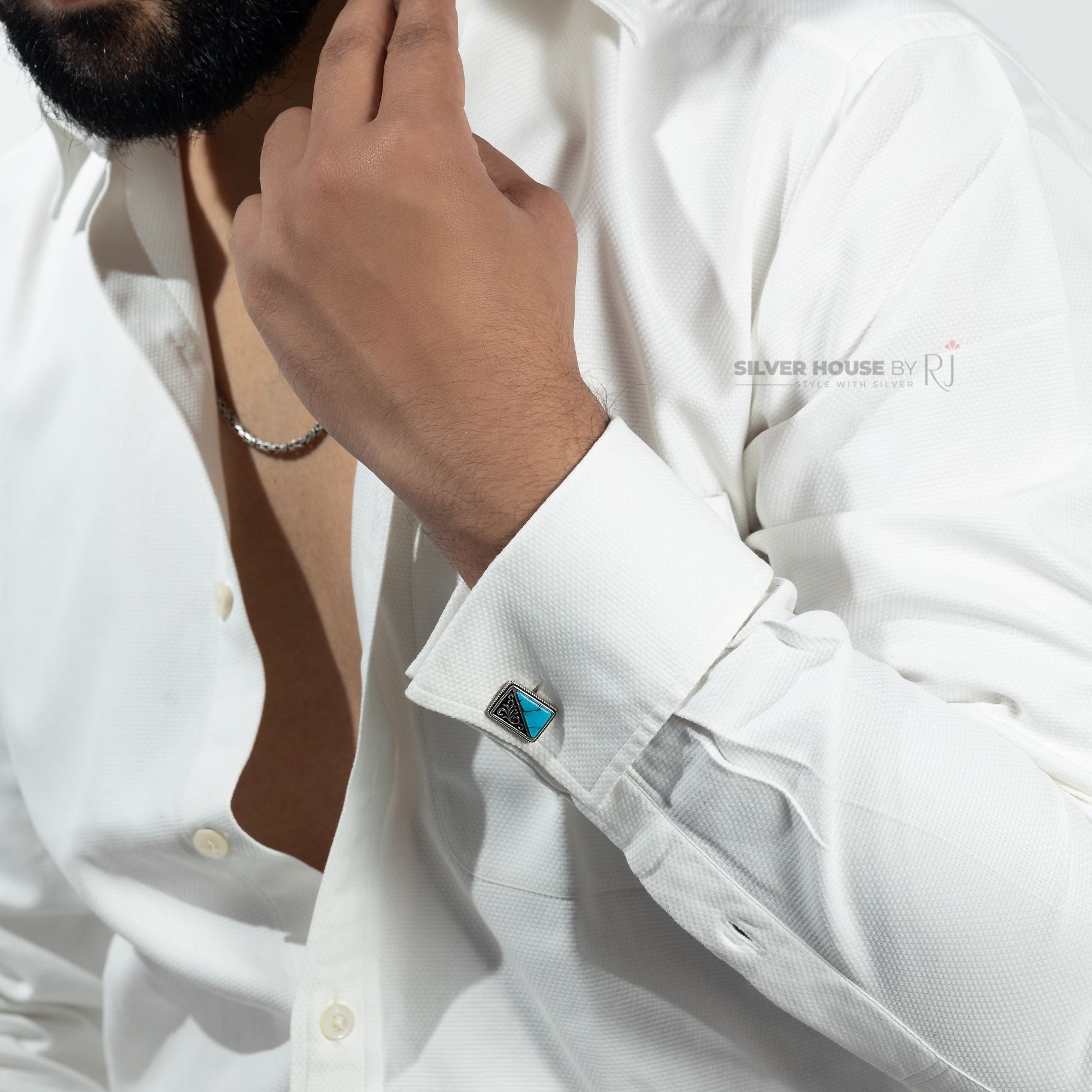 Two Head Eagle Cufflinks silverhousebyrj