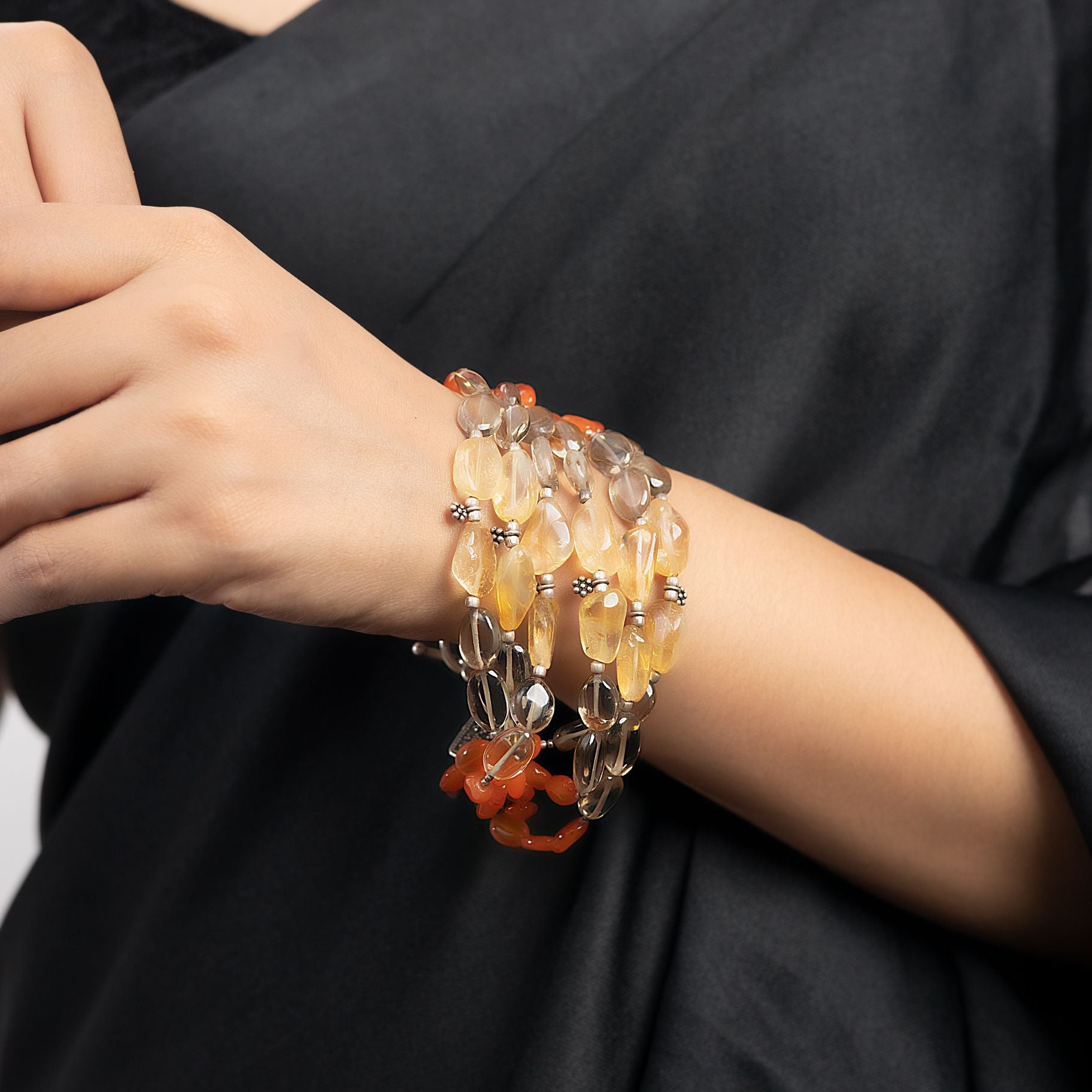 Unique Marble Stone Bracelet silverhousebyrj