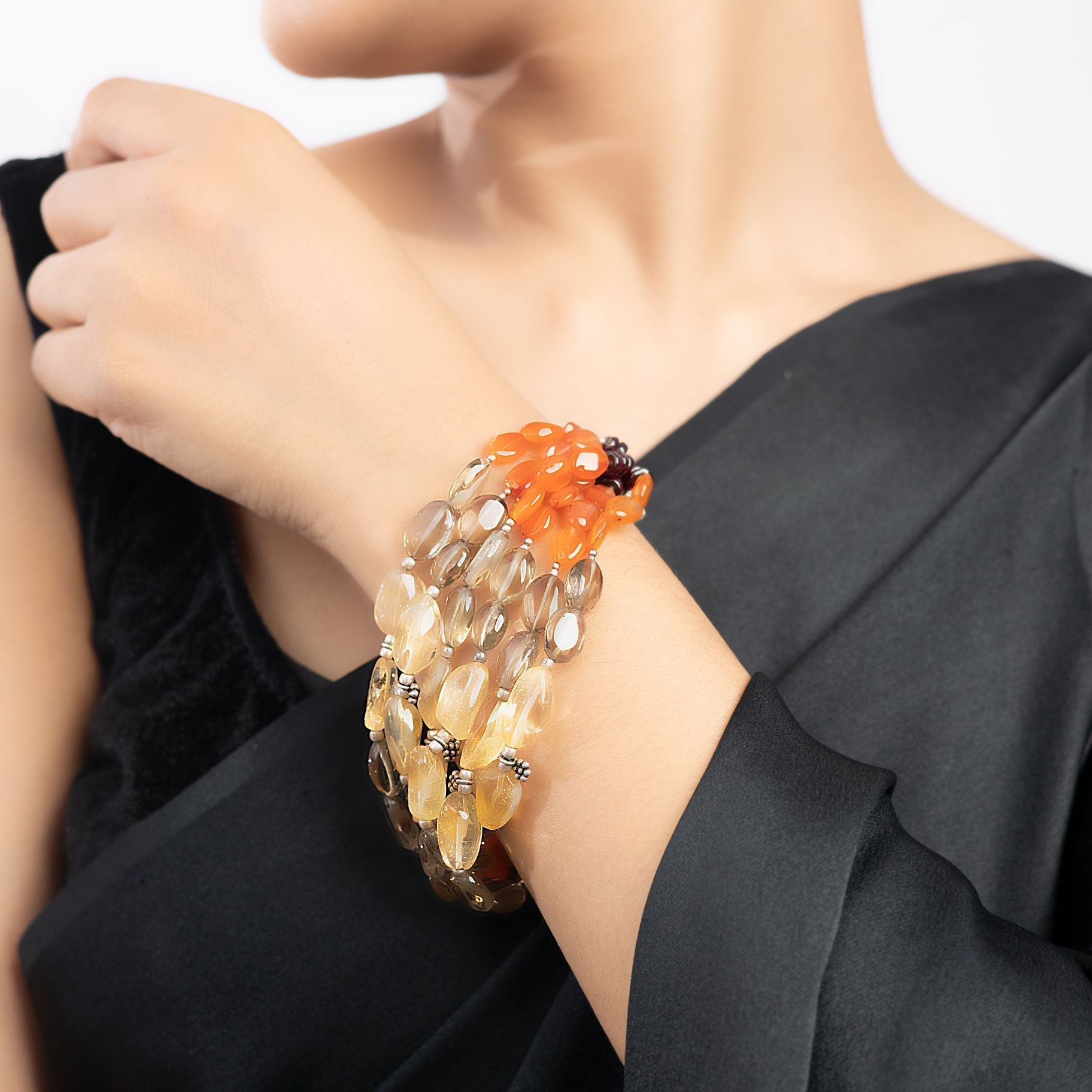 Unique Marble Stone Bracelet silverhousebyrj