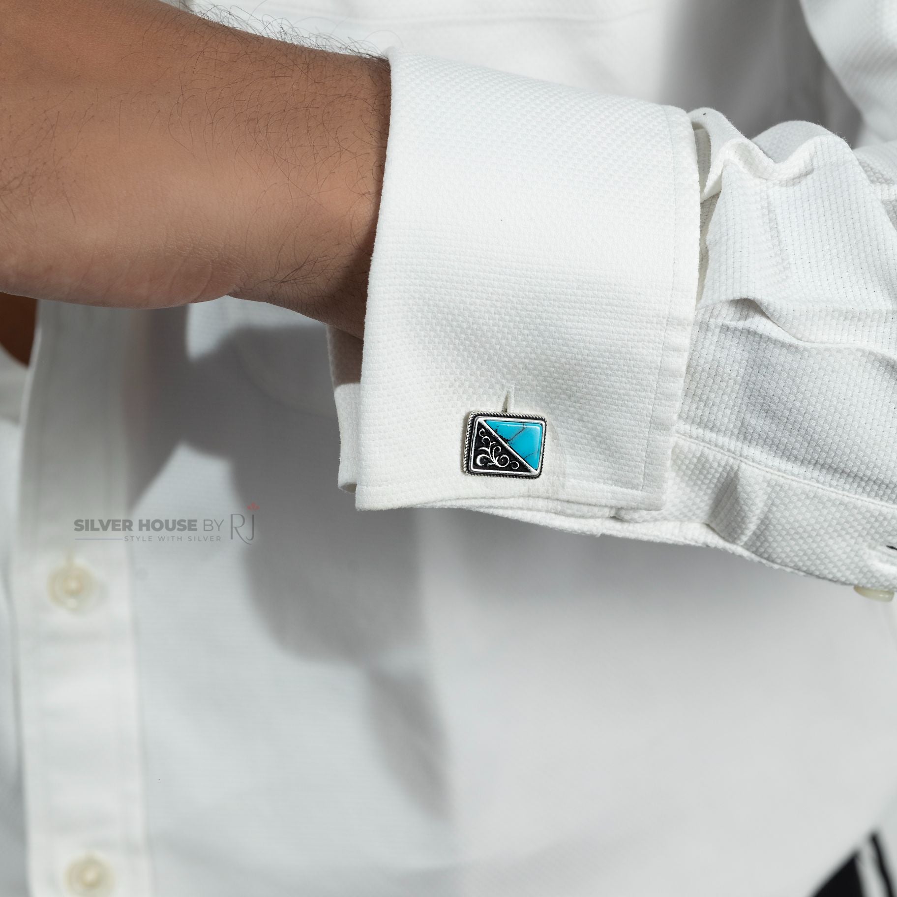 Vintage Firoza Cufflinks silverhousebyrj