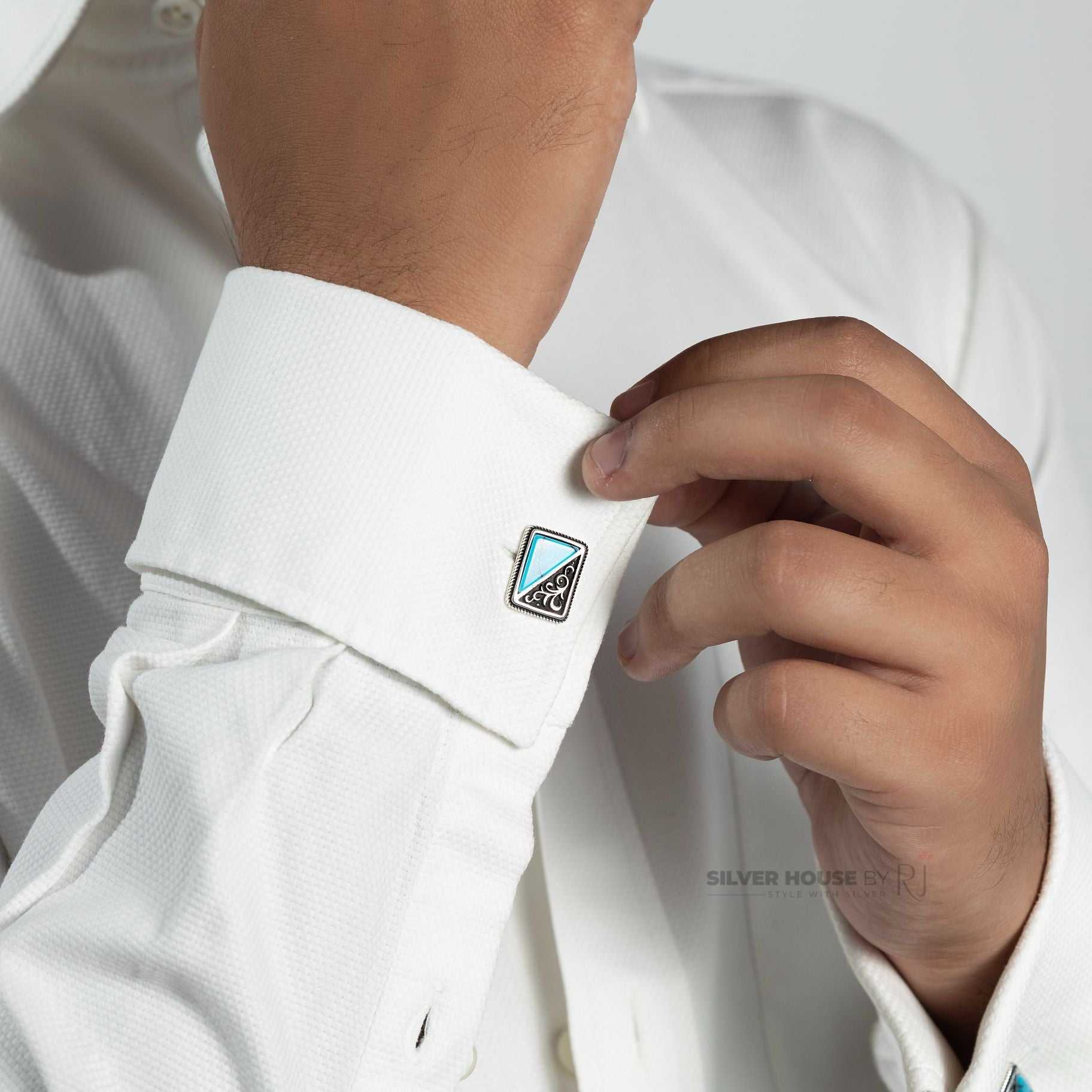 Vintage Firoza Cufflinks silverhousebyrj