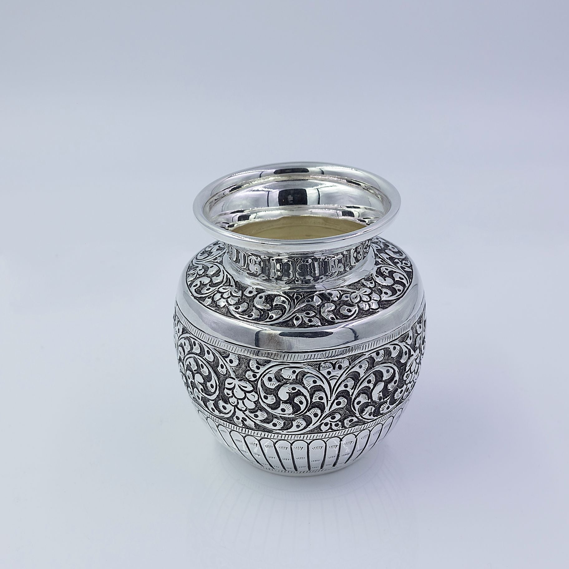 Vintage Silver Carved Lota silverhousebyrj
