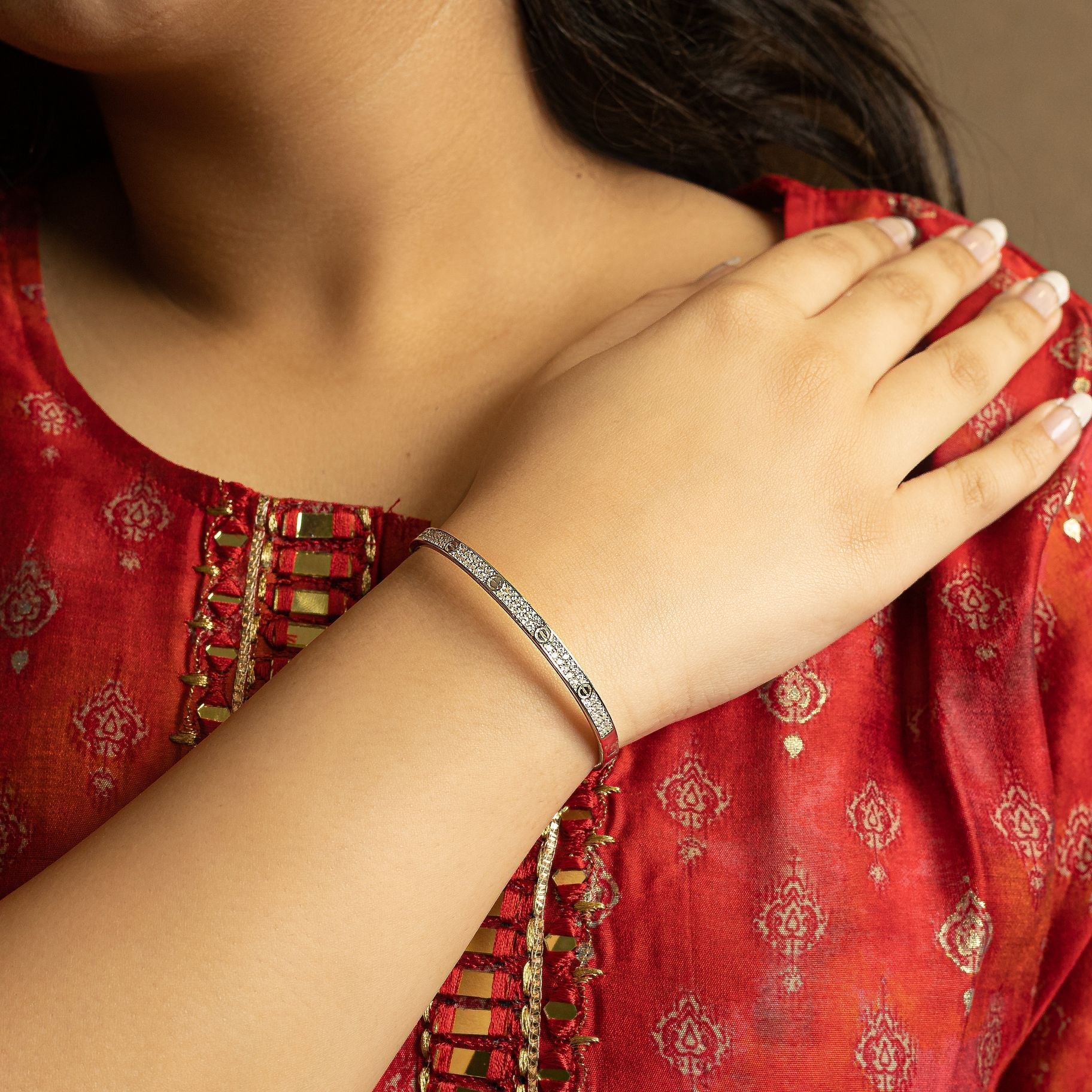 Winsome Asscher cut Bangle silverhousebyrj