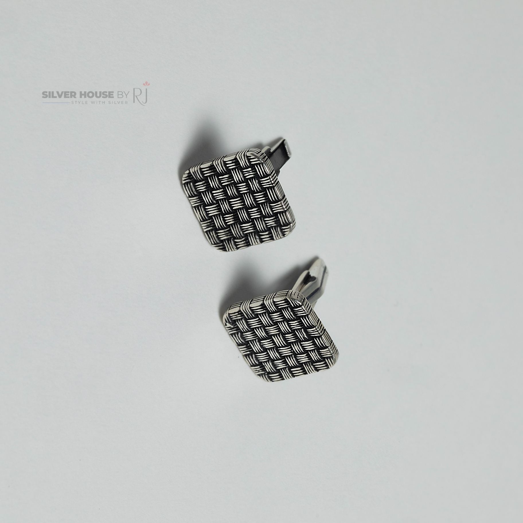 Woven Cufflinks silverhousebyrj