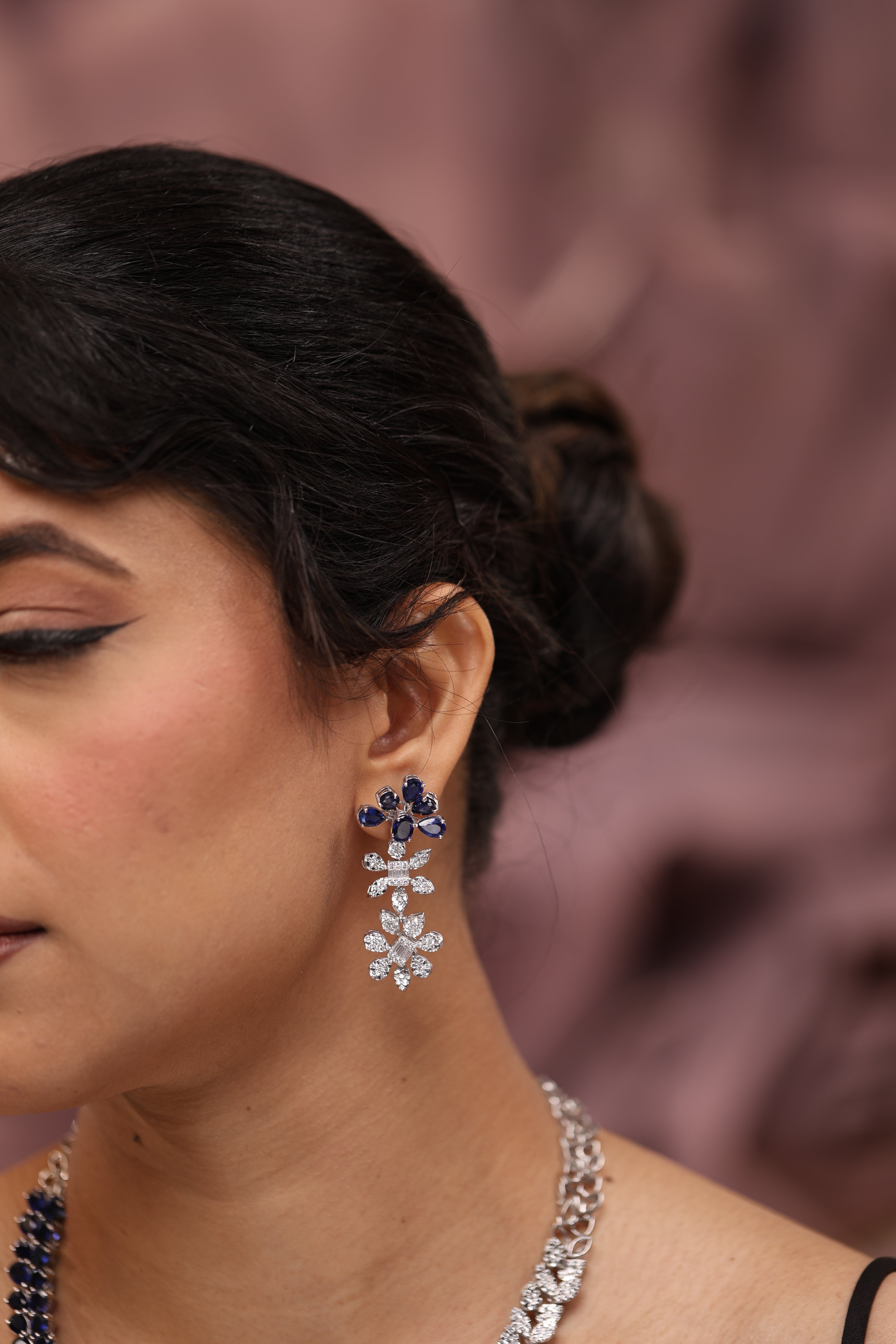 Swarovski Crystal Studded Necklace Set