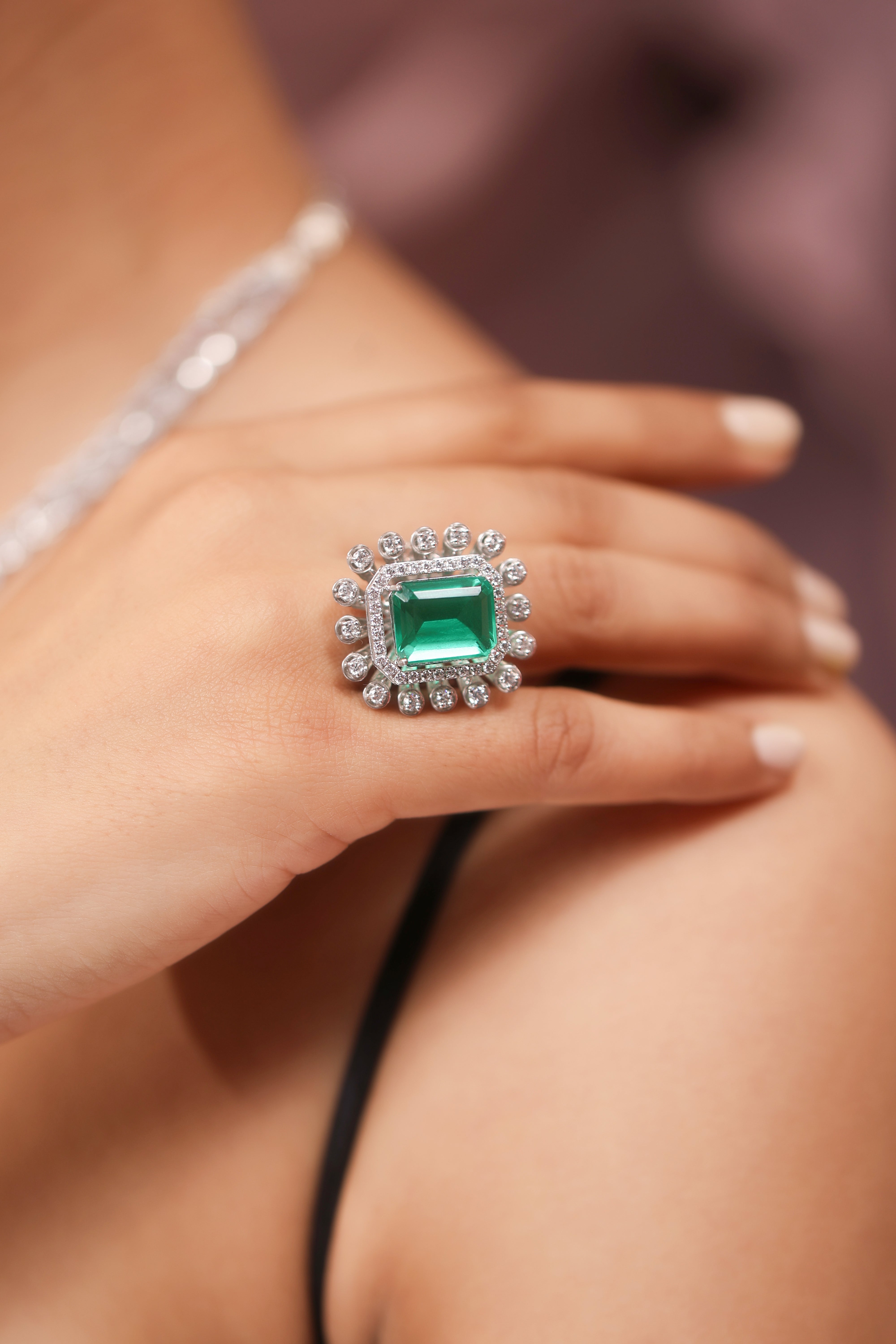 Elegant Cocktail Ring