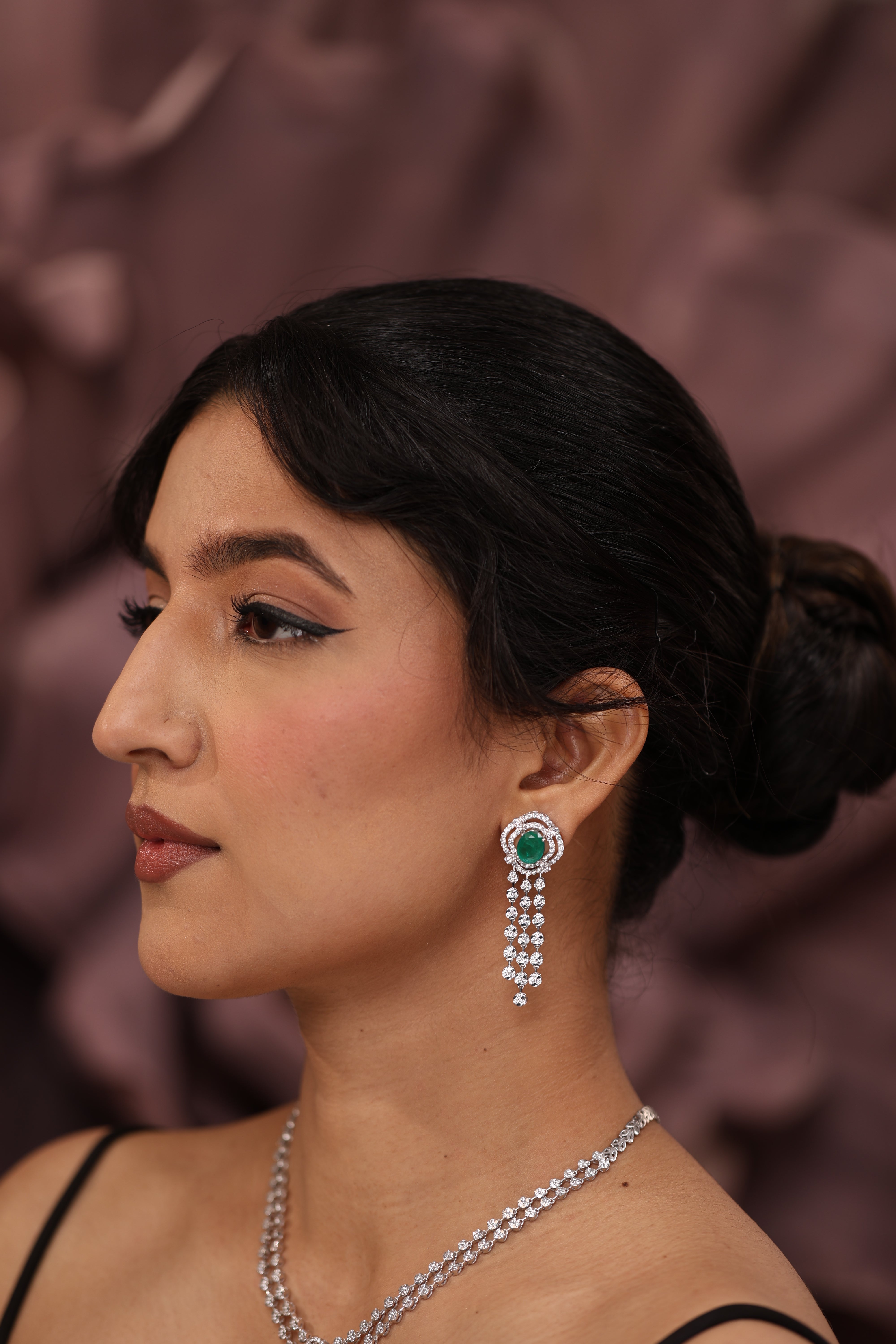 Swarovski Studded Necklace Set