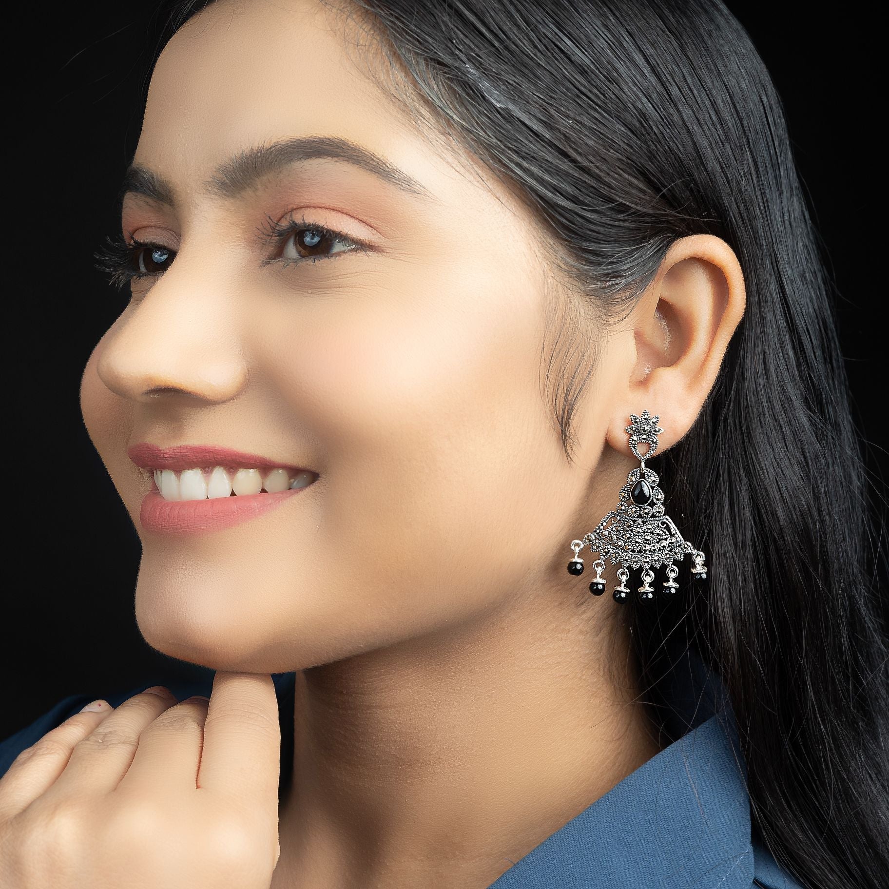 Attractive Boat Shaped Earring silverhousebyrj