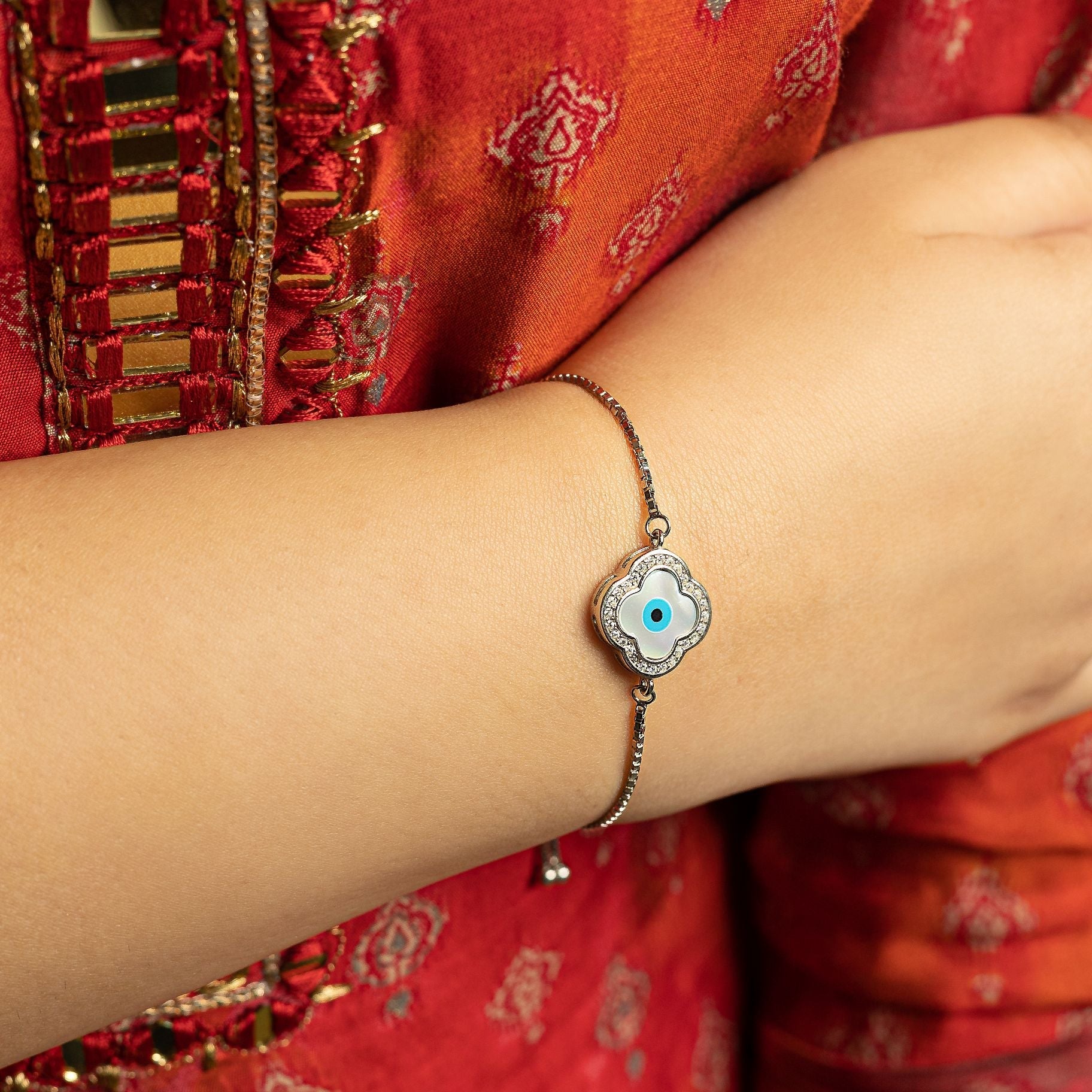 Charming Evil Eye Bracelet silverhousebyrj