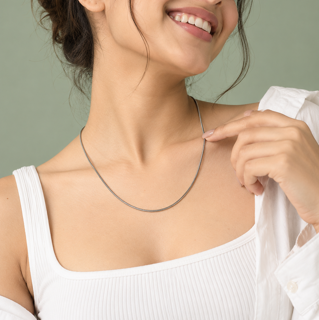 Classic Silver Snake Chain