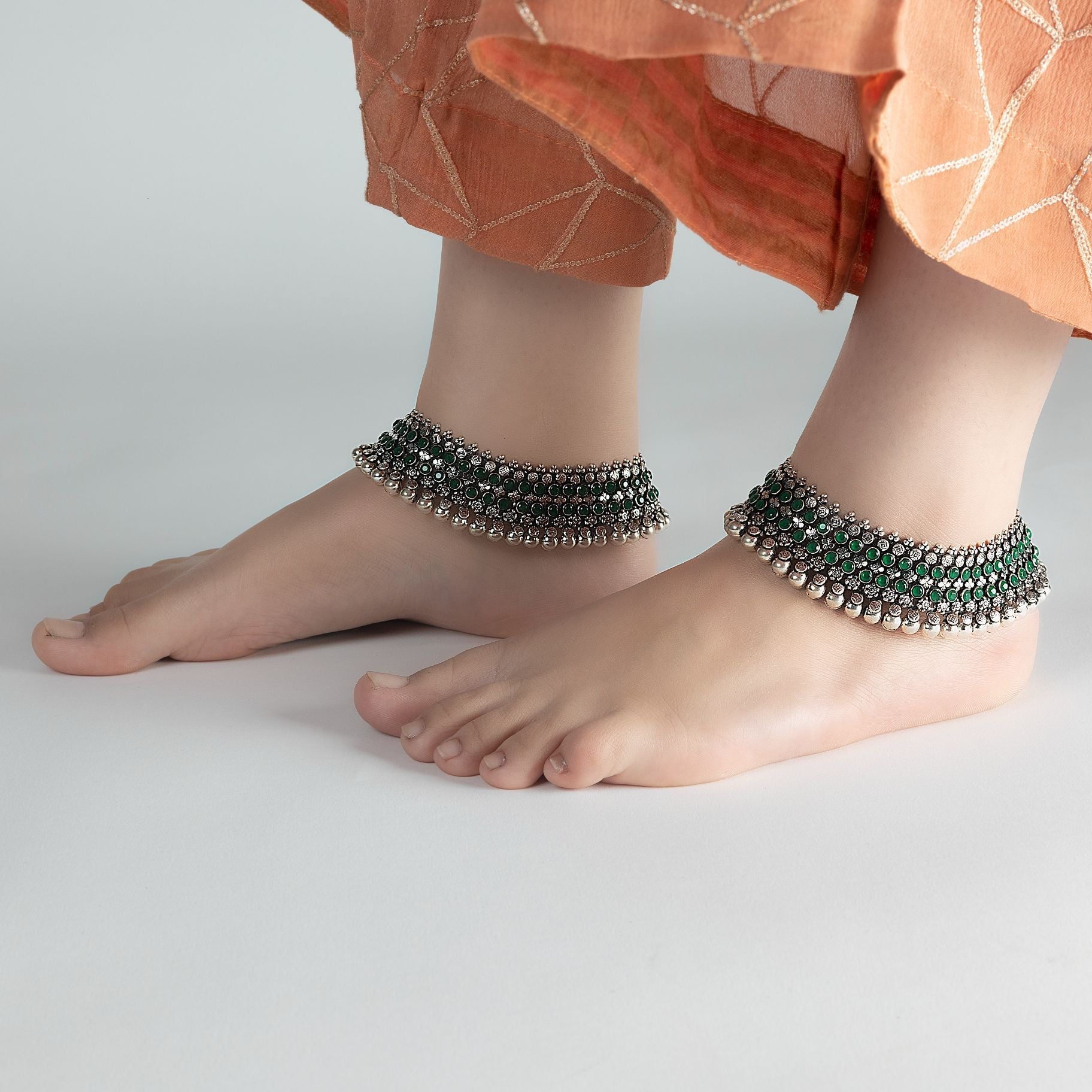 Classical Ball Designed Paazeb Anklet silverhousebyrj