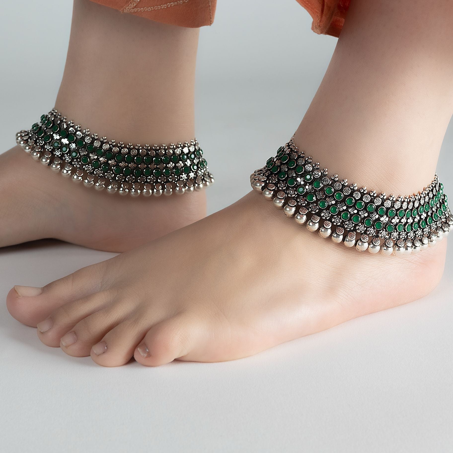 Classical Ball Designed Paazeb Anklet silverhousebyrj