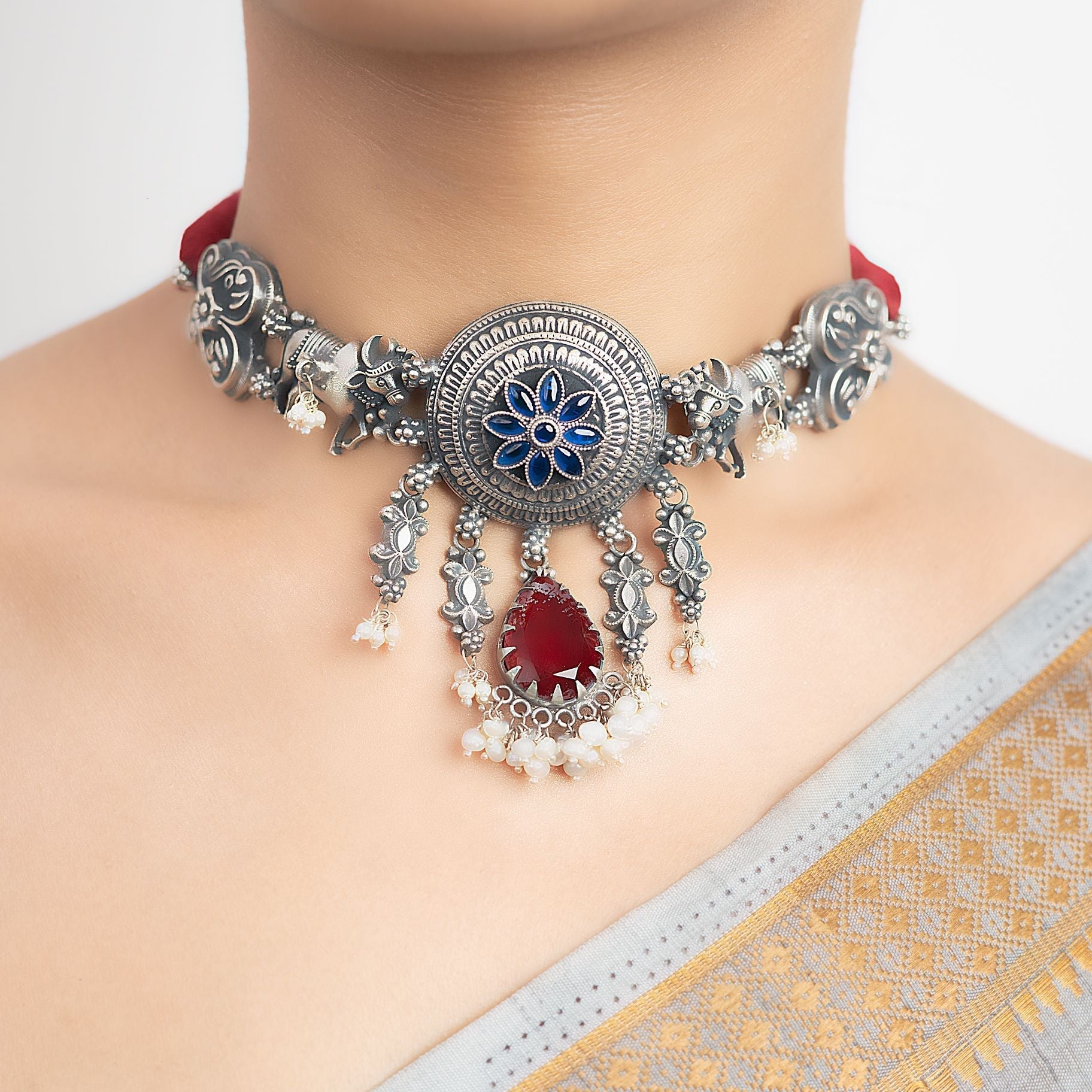 Classical Ruby Choker silverhousebyrj