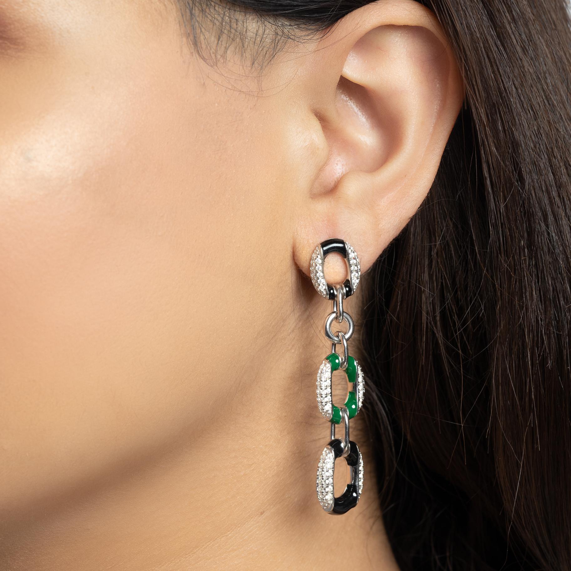 Italian Meenakari Earring