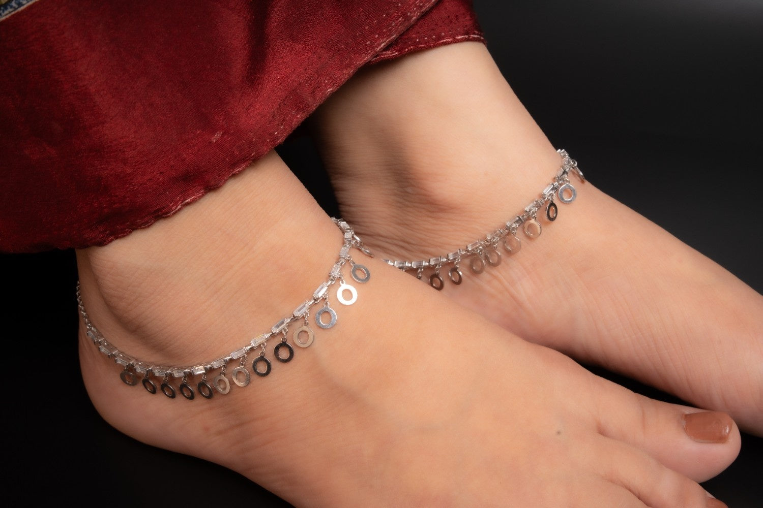 Italian Hanging Charms Anklet