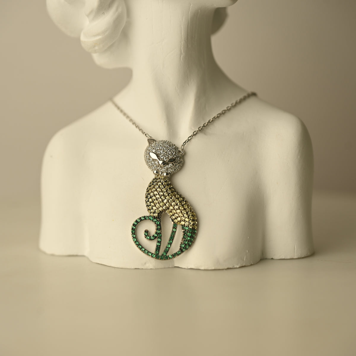 Purple Seahorse Pendant Necklace