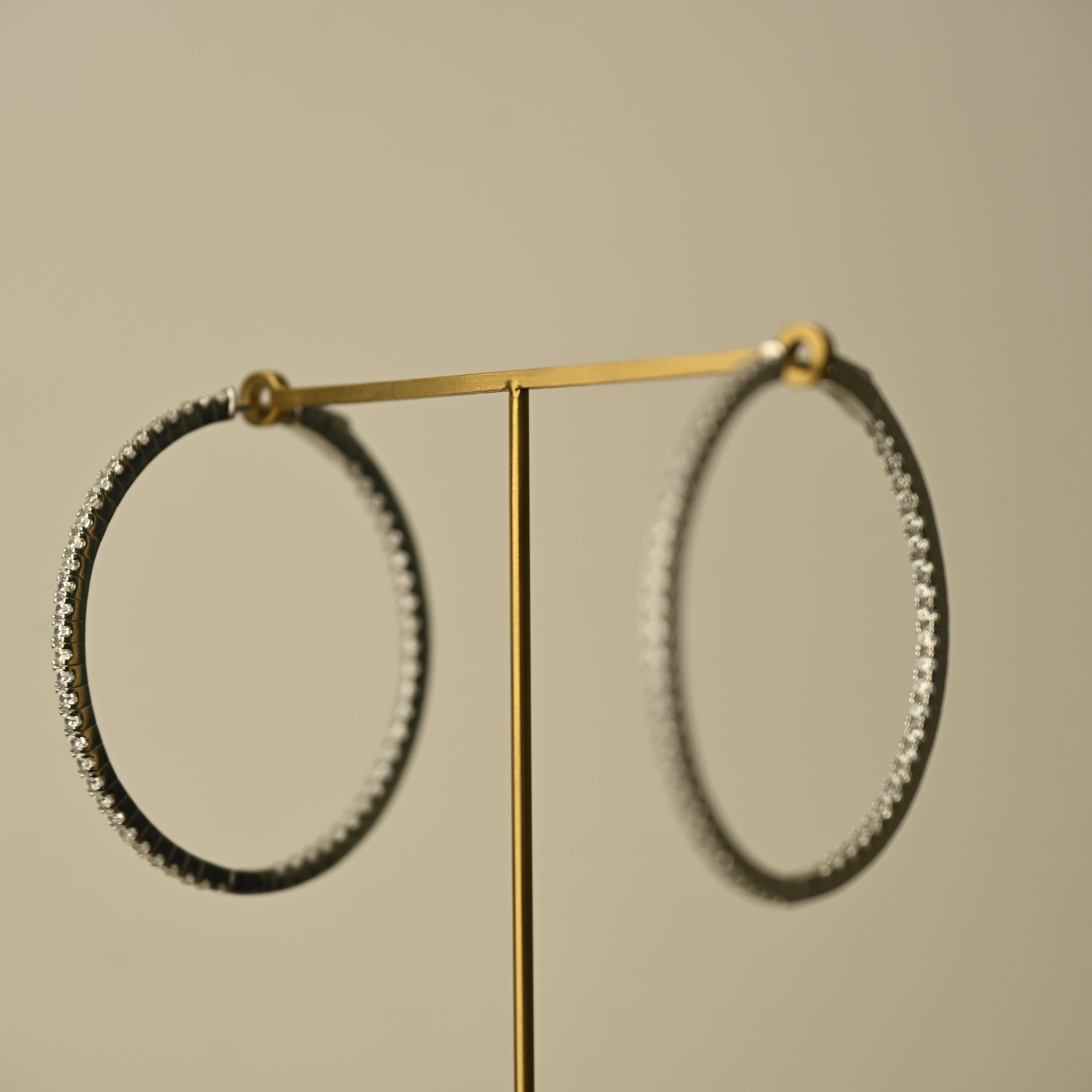 Crystal Hoop Earrings