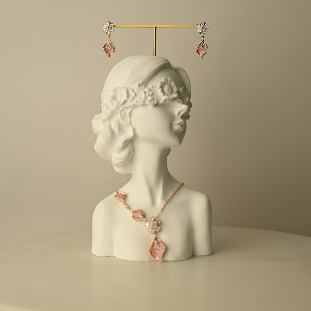Gemstone Necklace & Earring Set