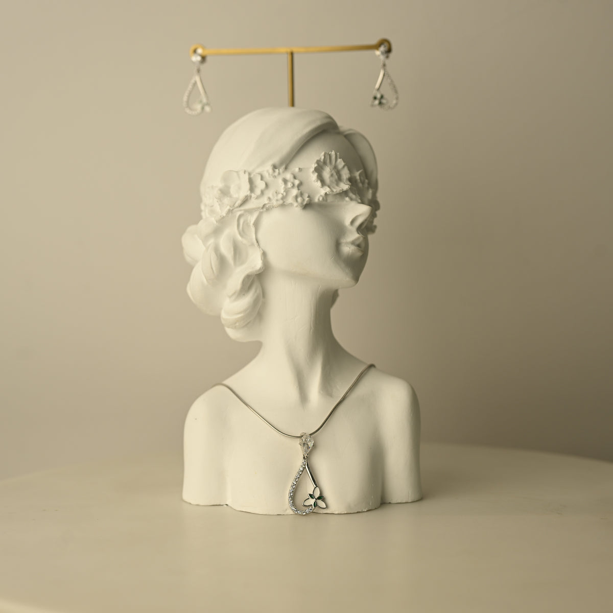 Floral Drop Pendant