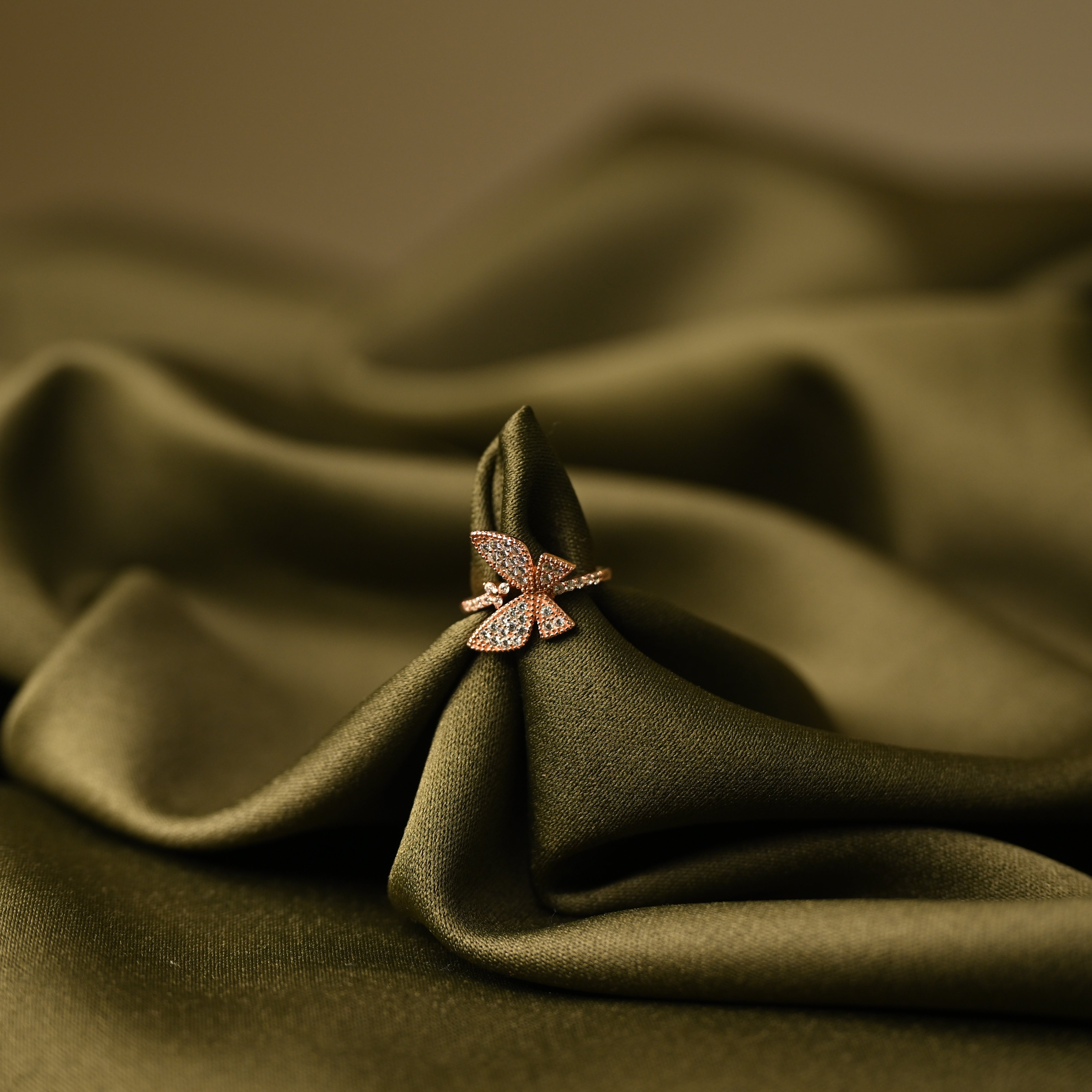Crystal Bow Ring