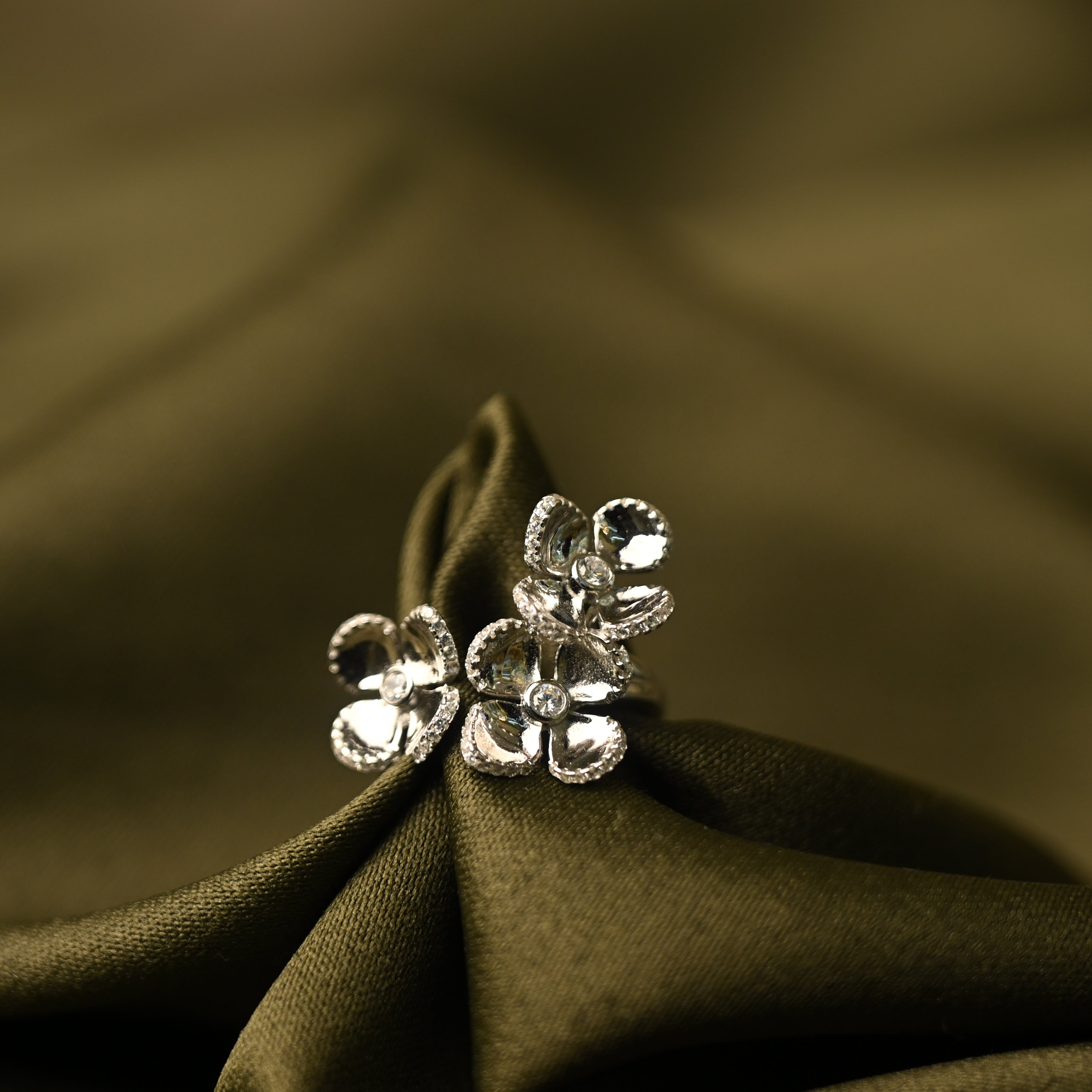 Pearl & Crystal Tree of Life Ring (Copy)