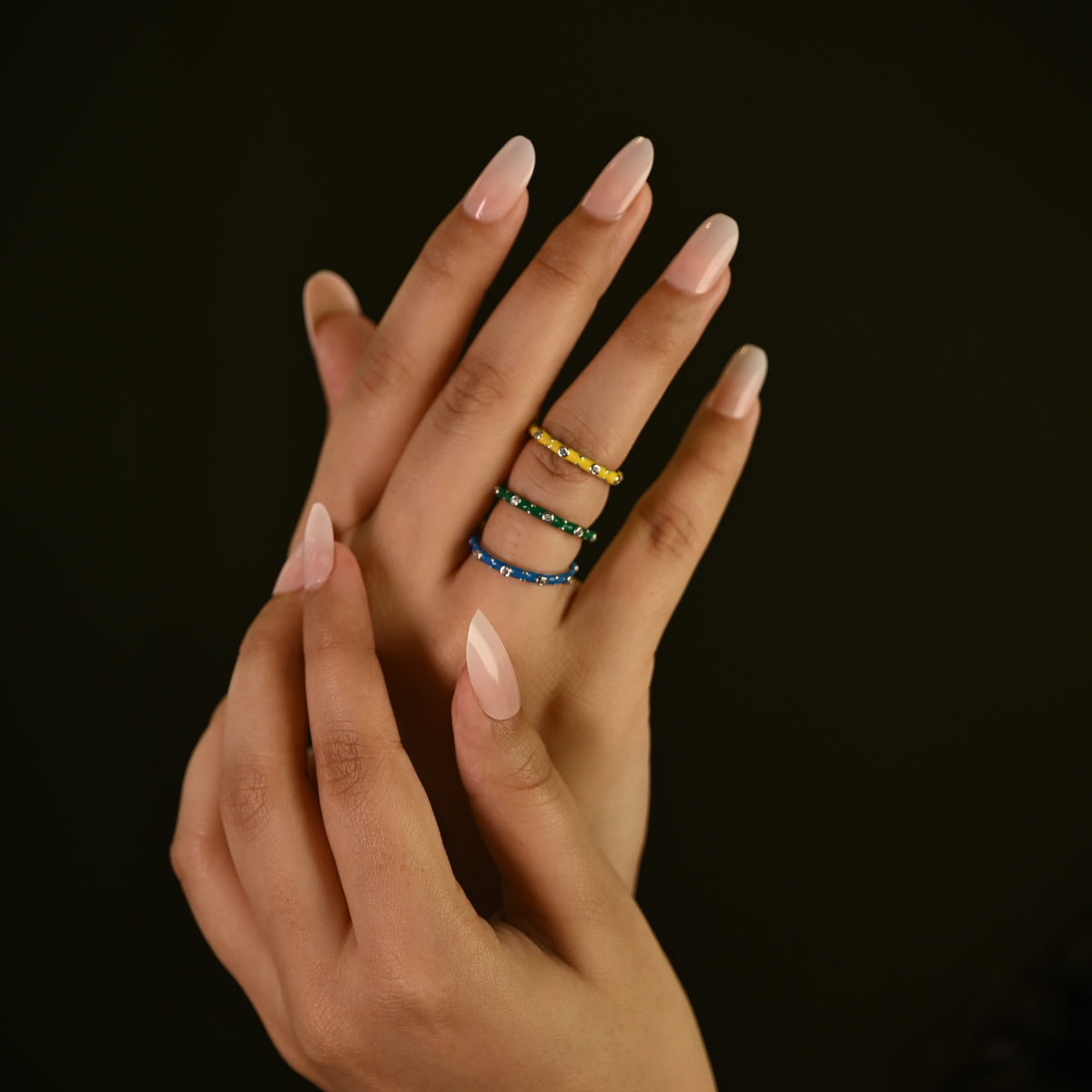 Crystal Band Ring